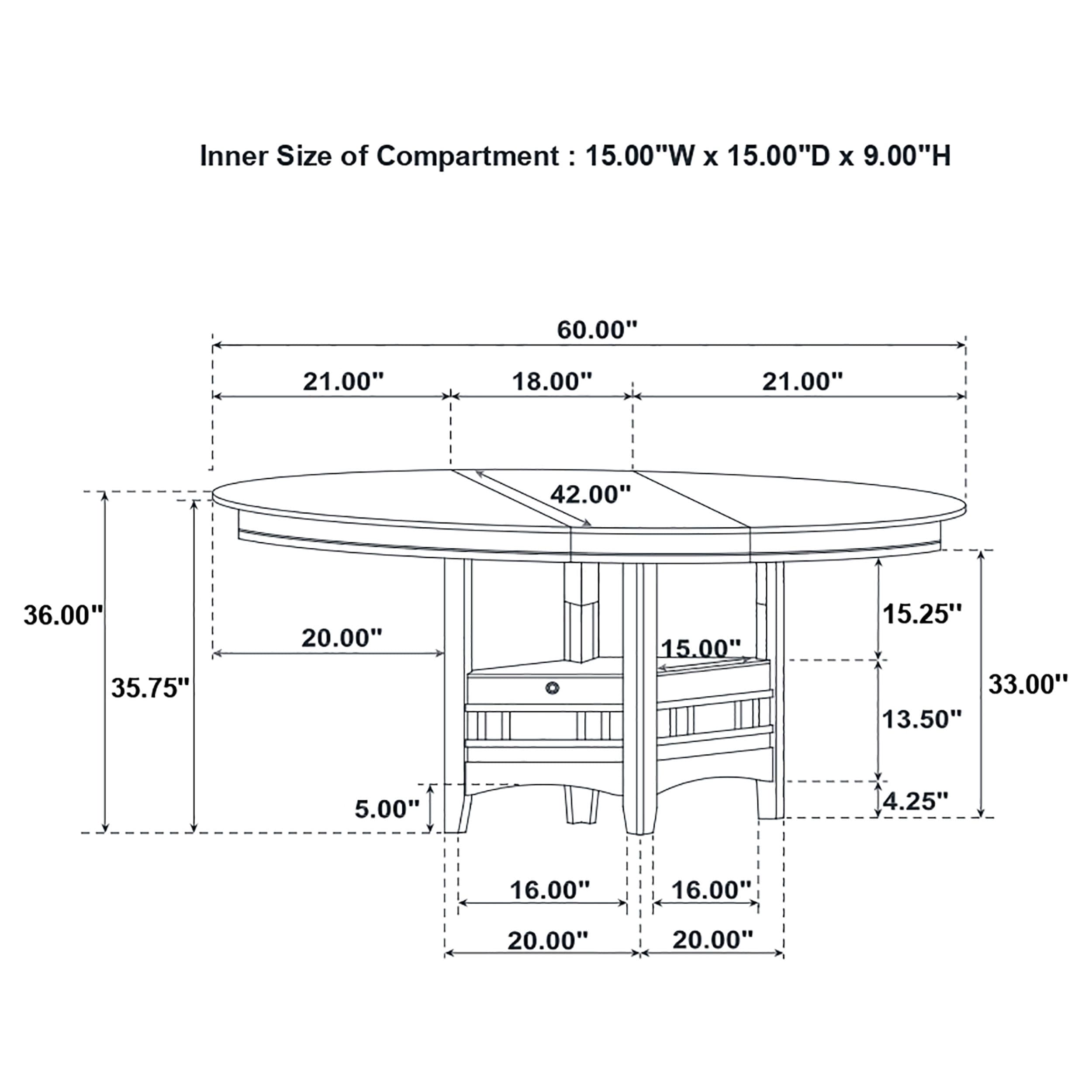 Fresh Spaces LS-B062P518413 Dining-Tables - View #3