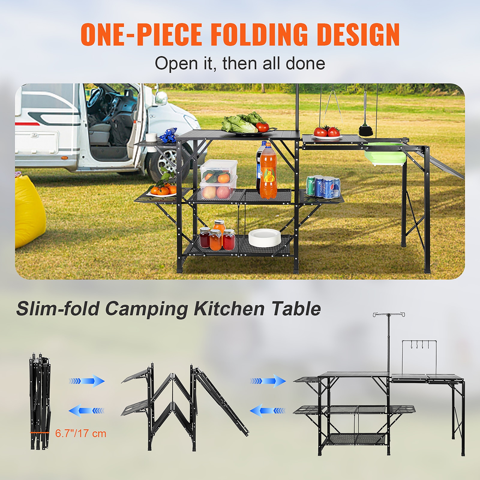 VEVOR BJKYDCFHSBZDSOTKJV0 Picnic-Tables - View #5