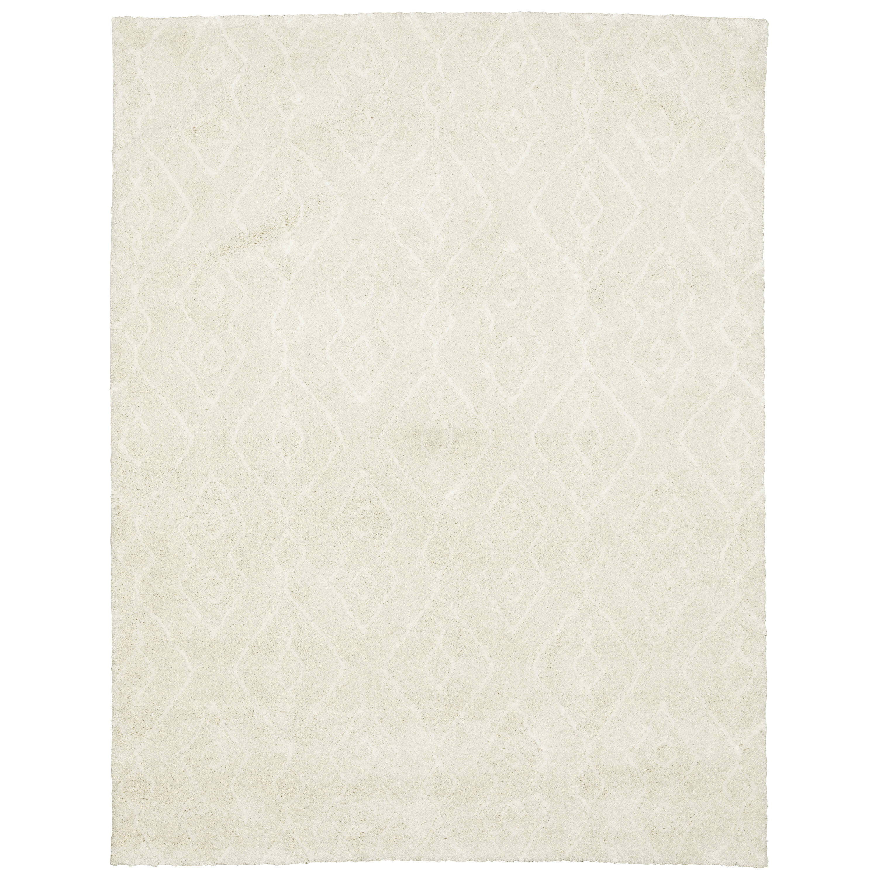 Lucia Ivory Chunky Knit Wool Rug