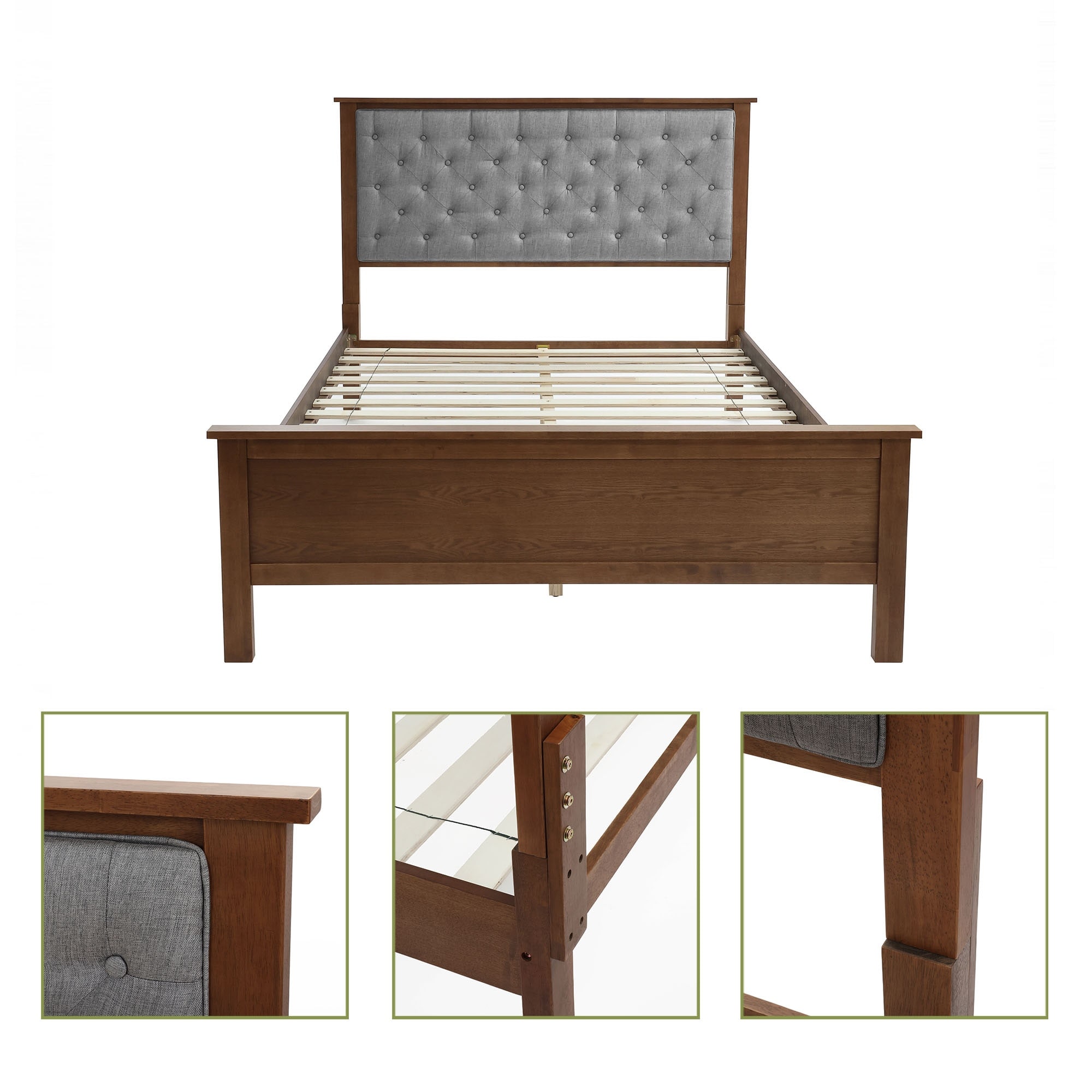 LuxenHome WHIF1882 Upholstered-Headboards - View #7