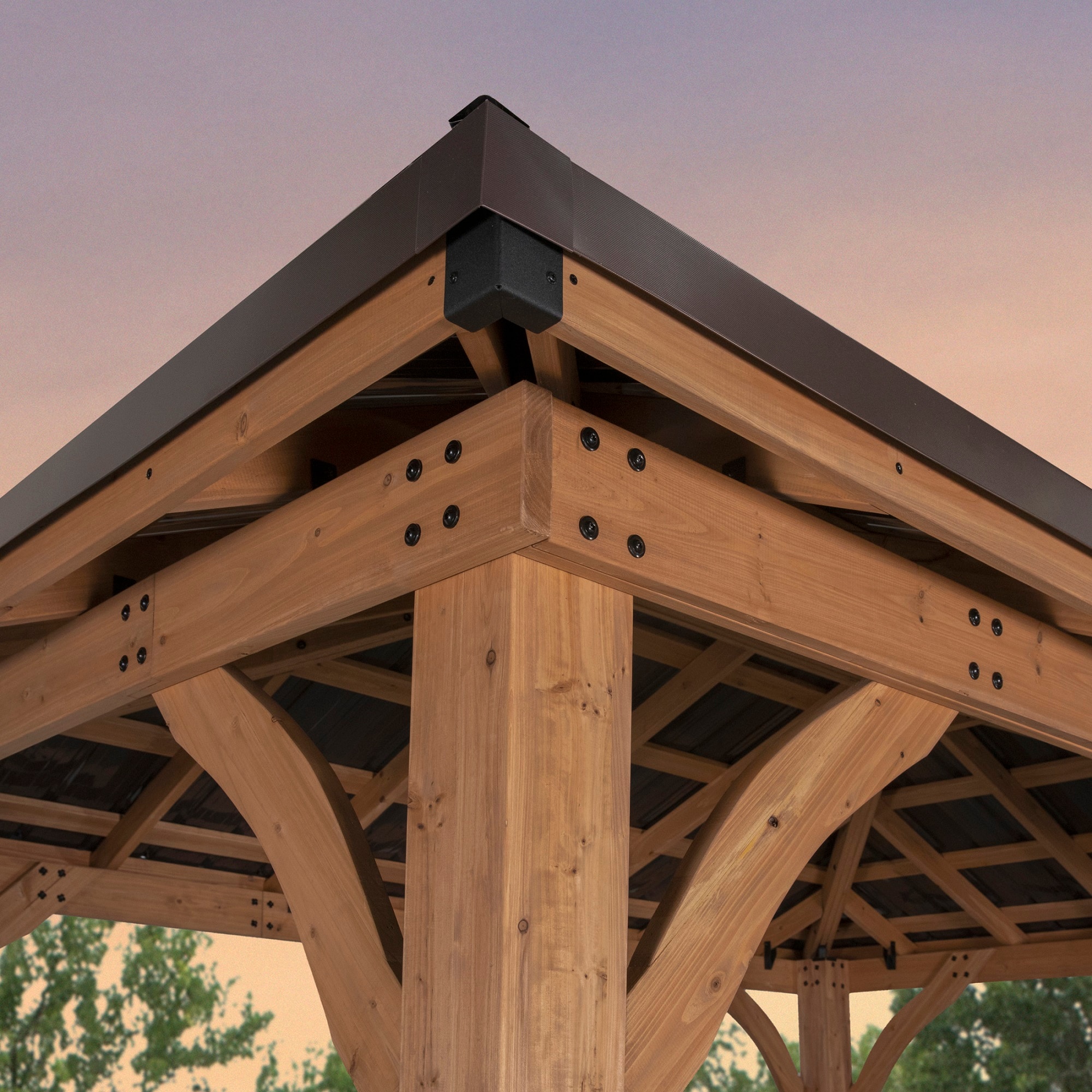 Backyard Discovery 2306042COM Wood-Resin-Gazebos - View #9