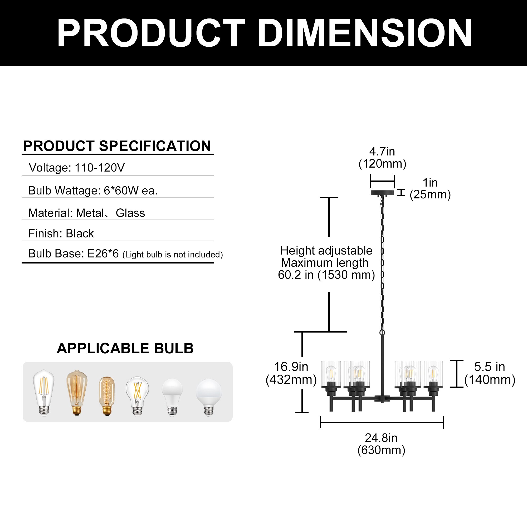 DORESshop LSC-OG-ZX22401FBL Pendant-Lights - View #4