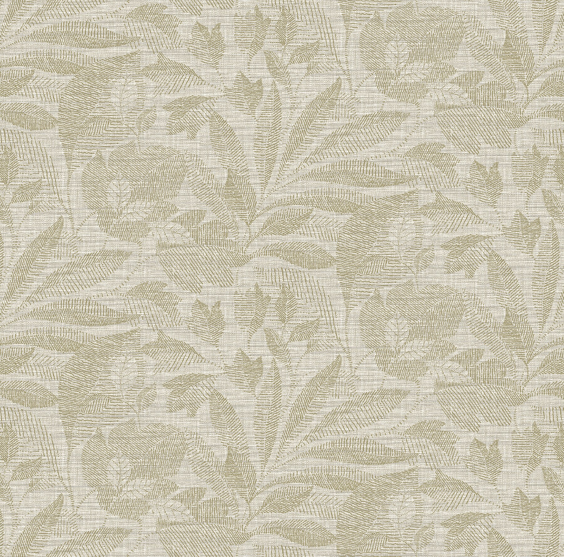 A-Street Prints Dimensions 60.8-sq ft Neutral Vinyl Textured Ivy