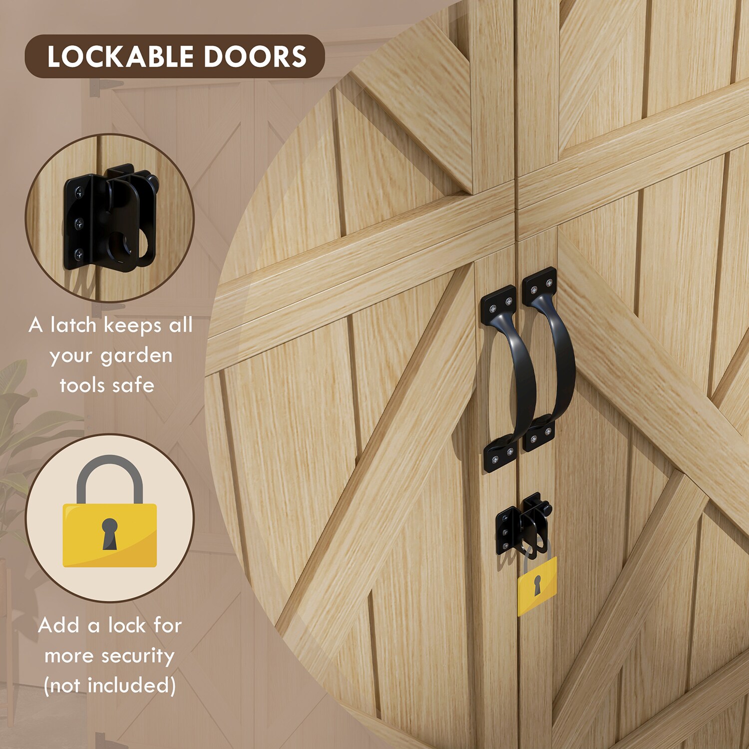GZMR GR-N7176E Wood-Storage-Buildings - View #6