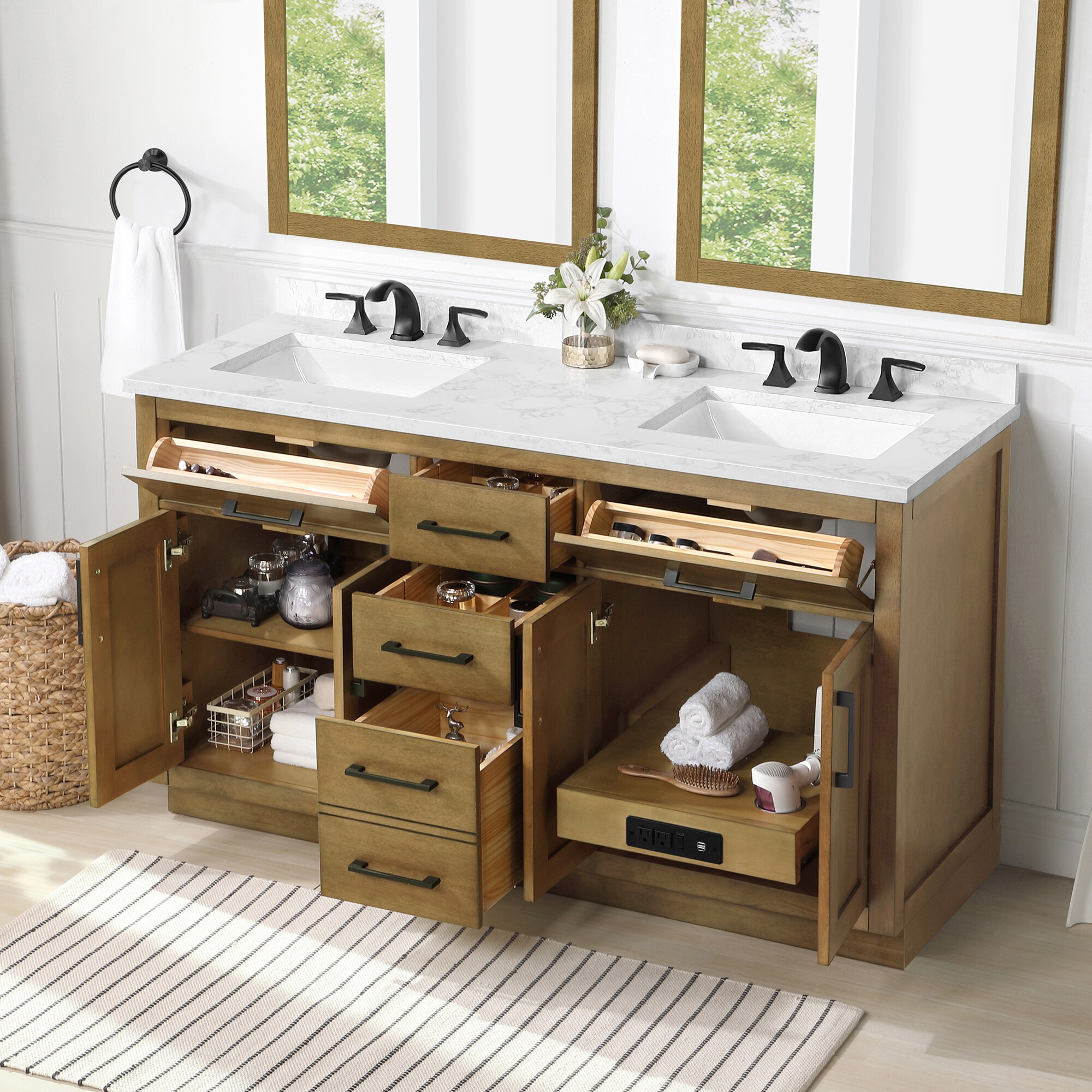 OVE Decors 15VVAR-ATHE60-059 Bath-Vanity-Combo - View #2