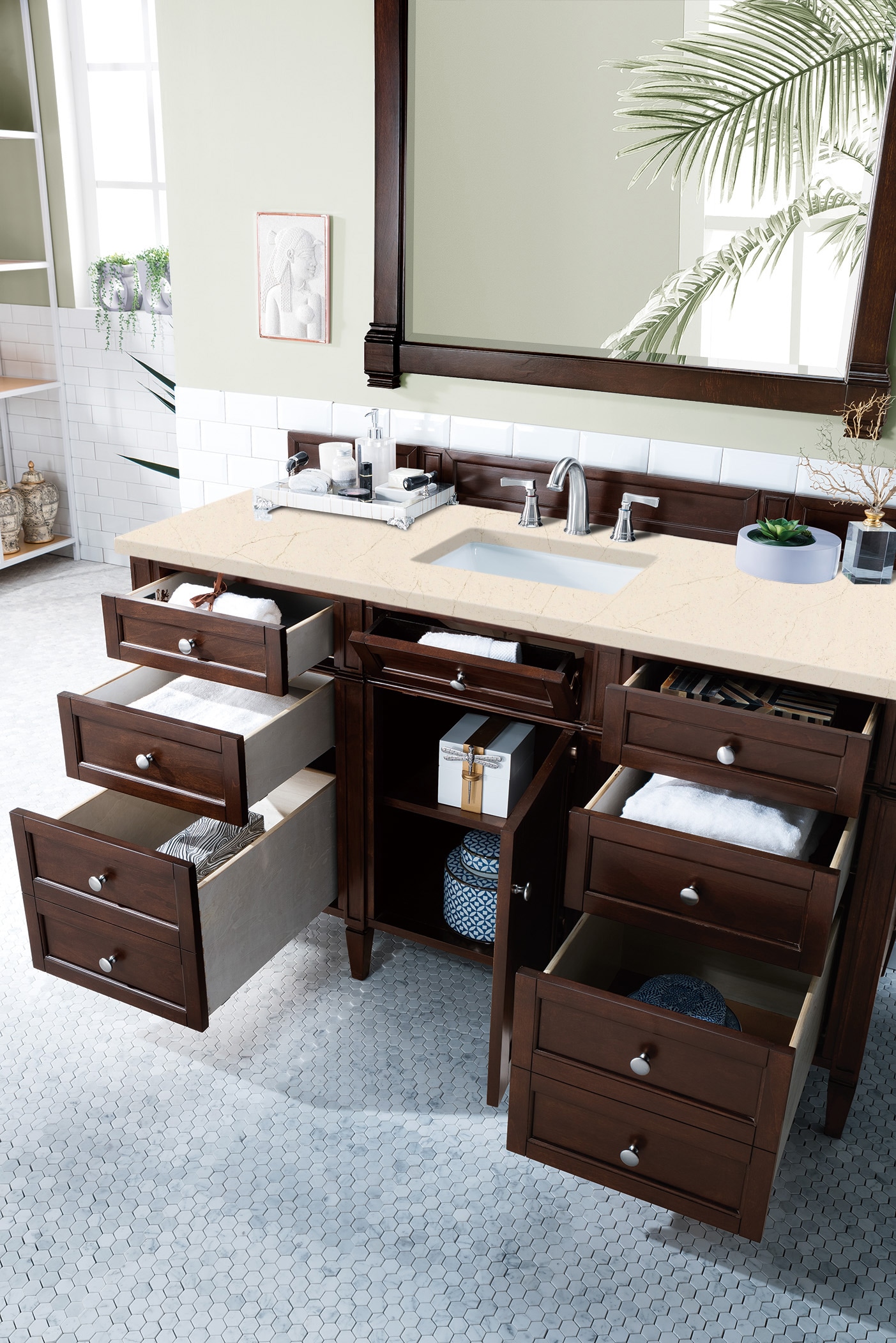 James Martin Vanities 650-V60S-BNM-3EMR Bath-Vanity-Combo - View #4