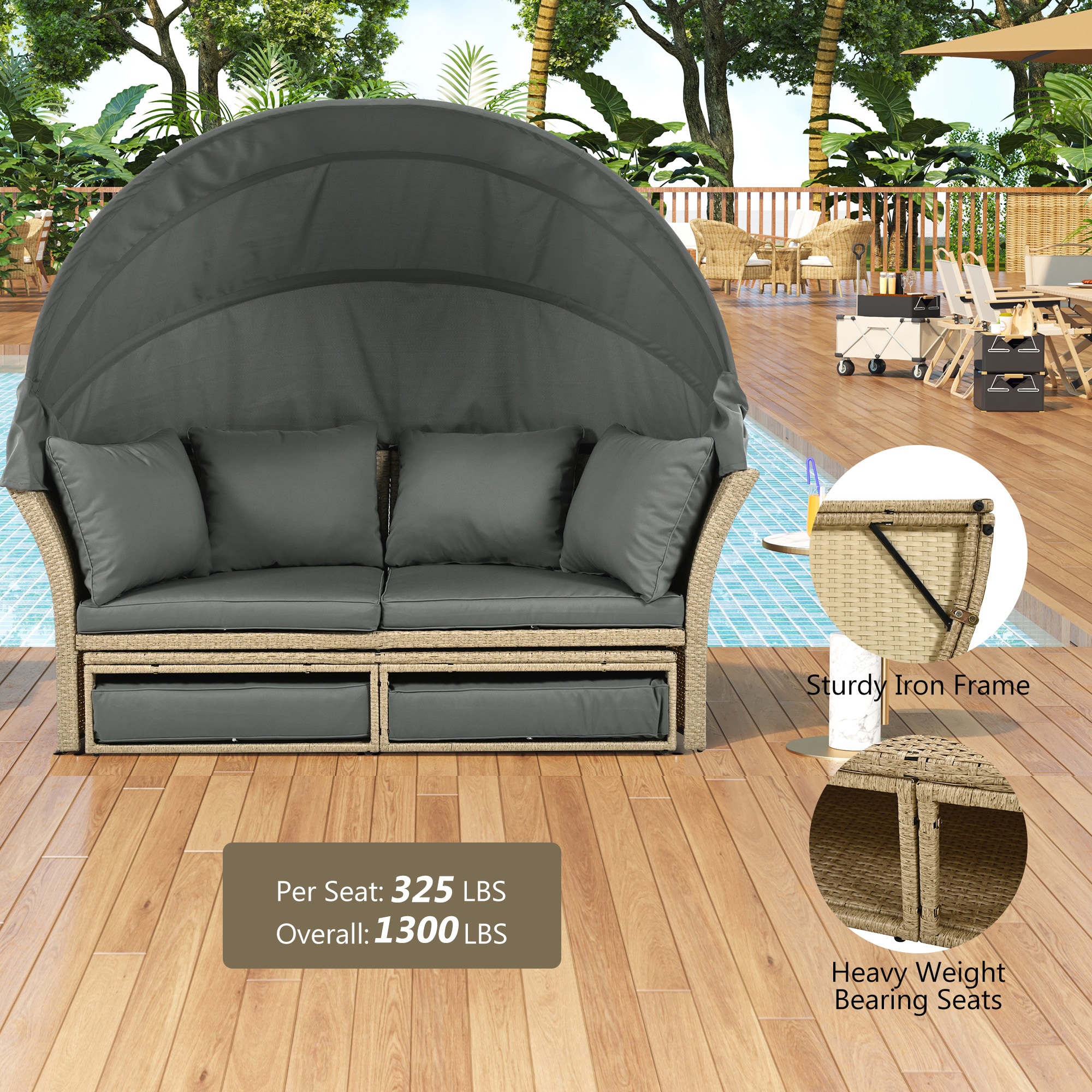 Bybafun YA0200002 Patio-Sofas-Daybeds - View #16
