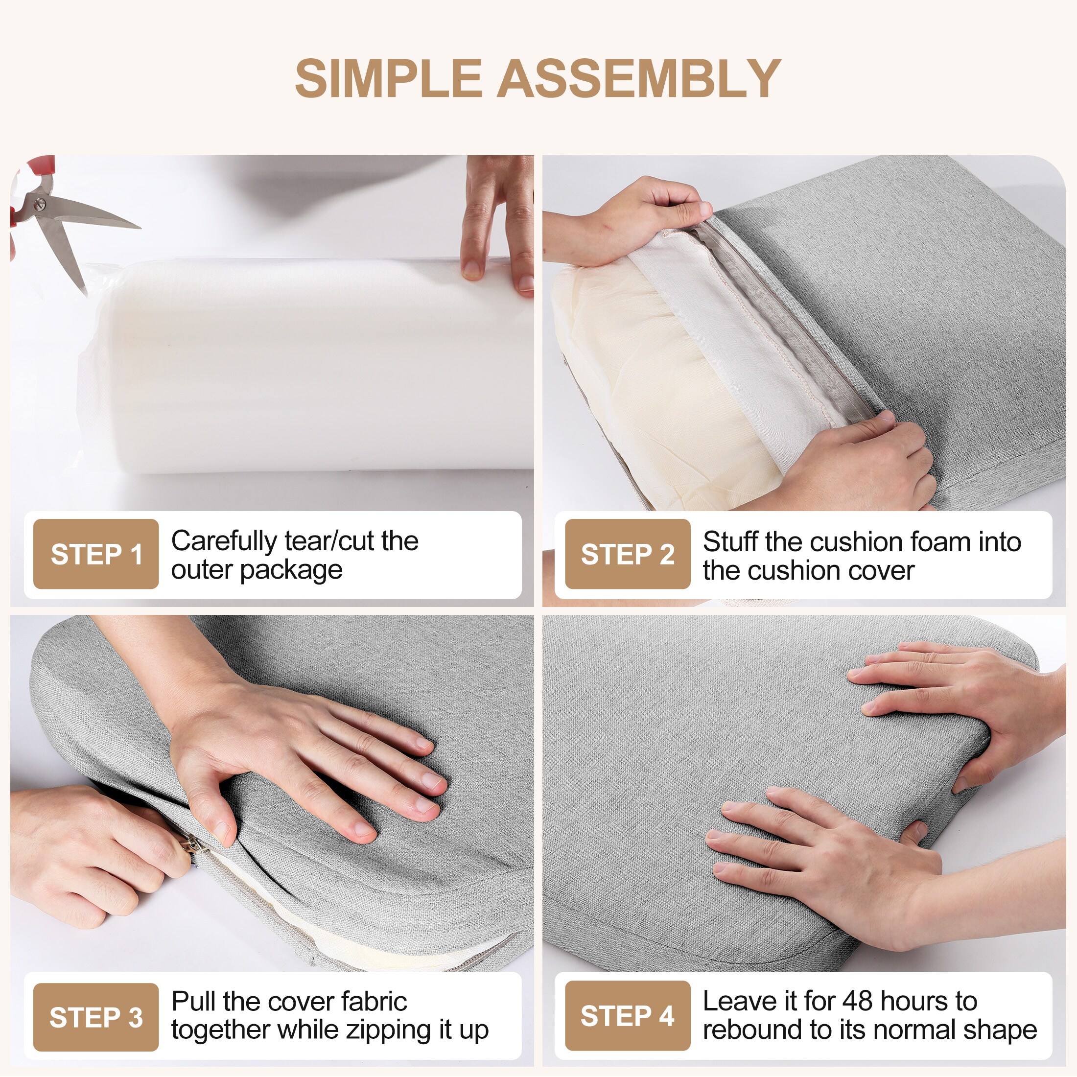 AAAAAcessories LS-DCCLS-QIANHUI-2P Indoor-Chair-Cushions - View #9