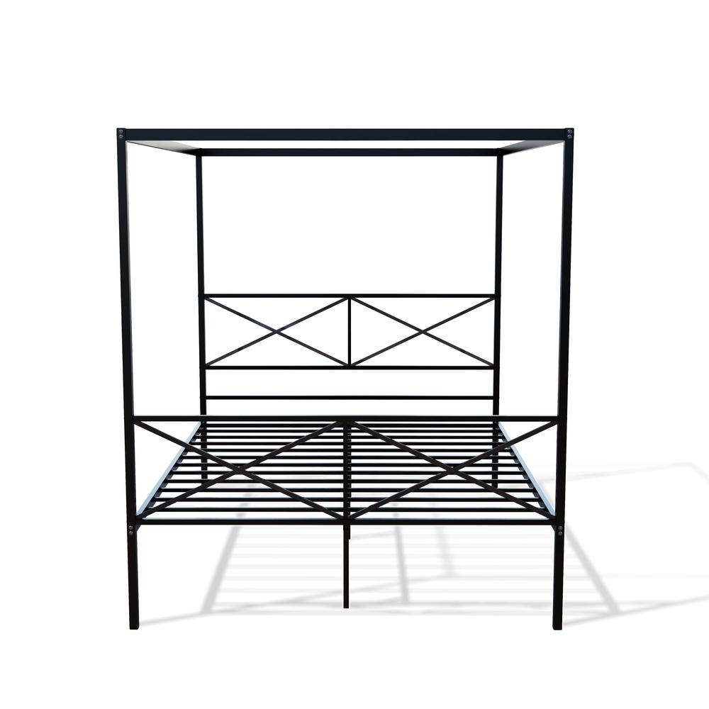 East West Furniture GEQCBLK beds - View #3