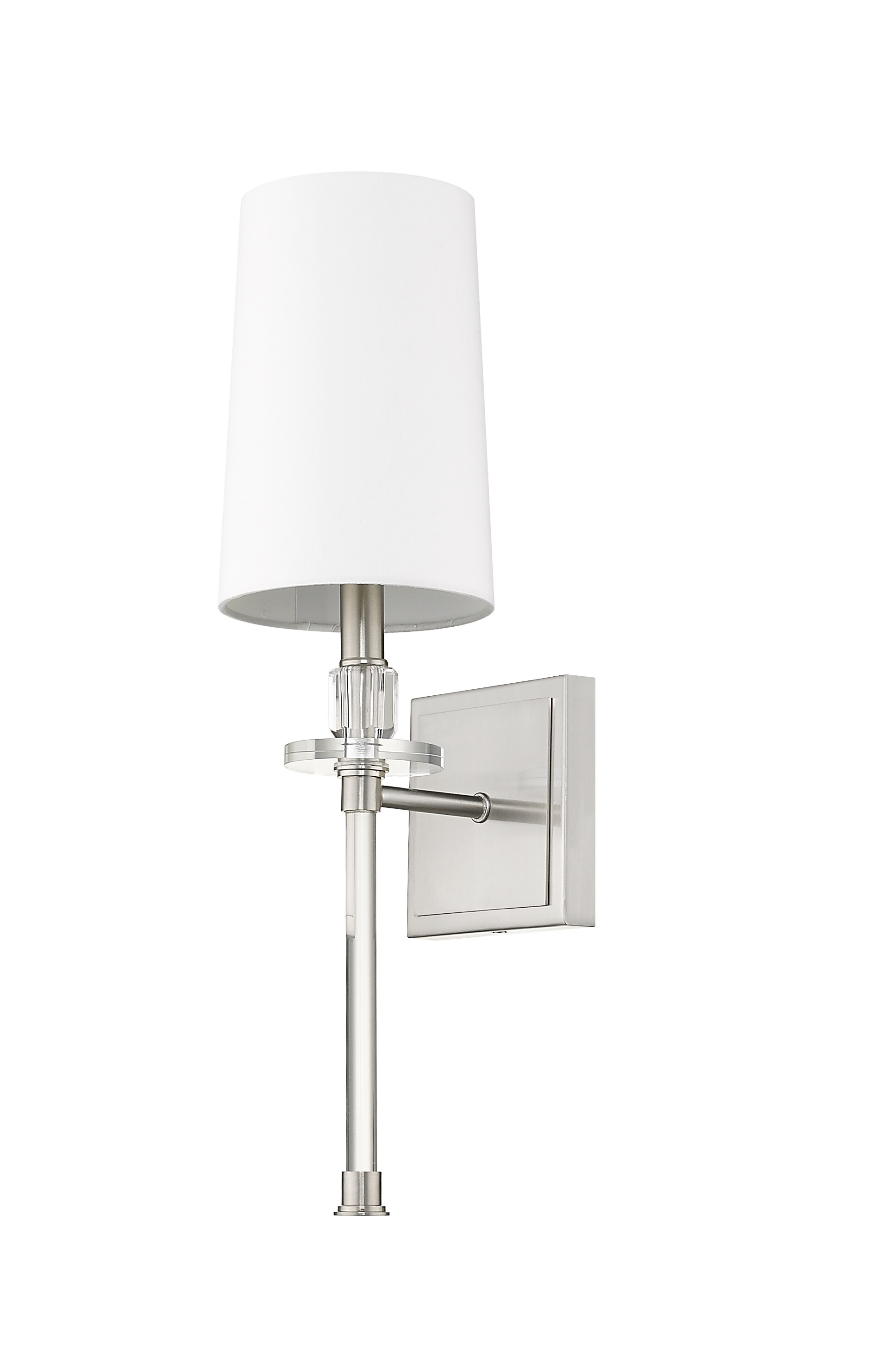 Z-Lite Sophia 5.5-in W 1-Light Brushed Nickel Modern