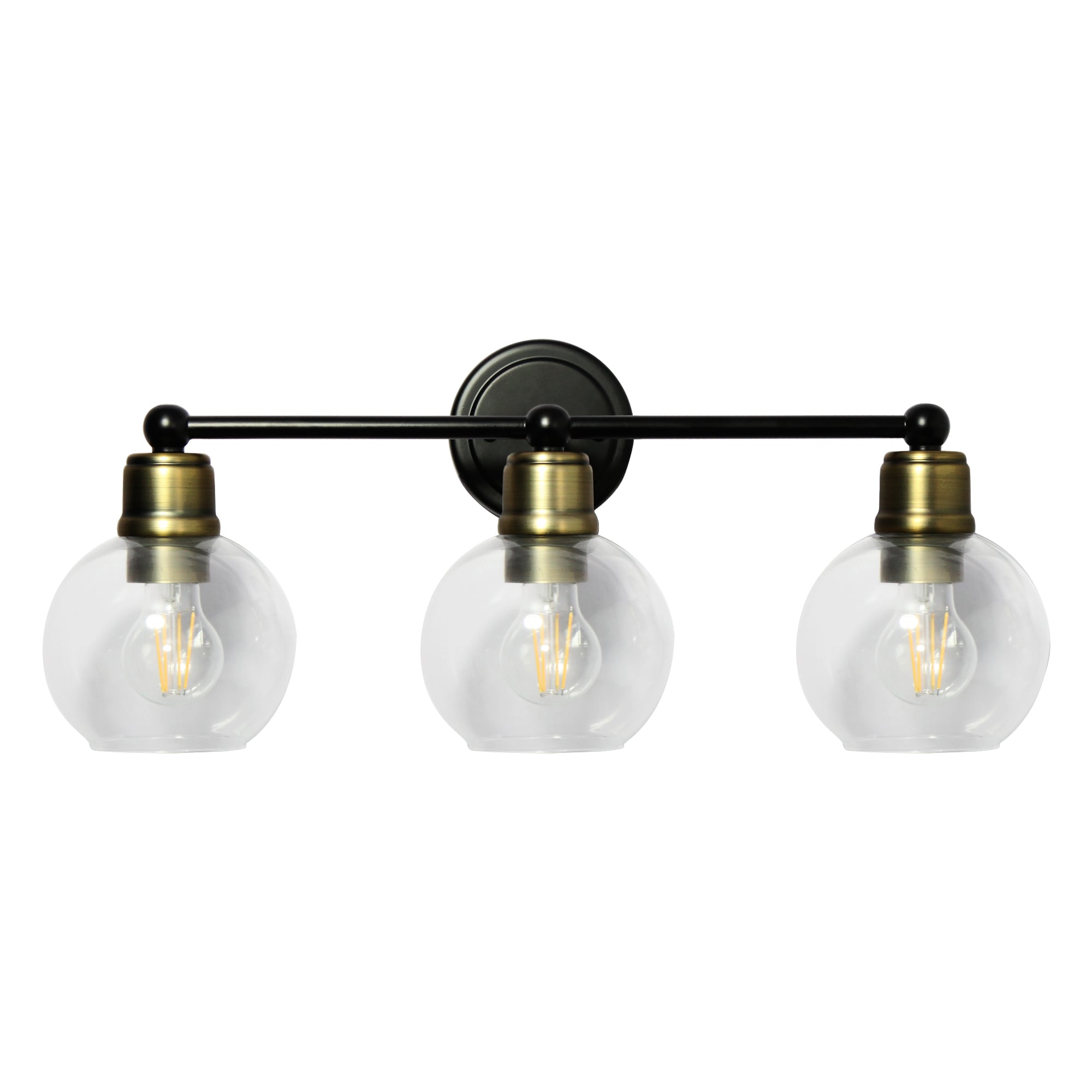 Lucere VT052400-LW Bathroom Vanity Lights 24-in 3 -Light Oil-rubbed Black Modern/contemporary Vanity light