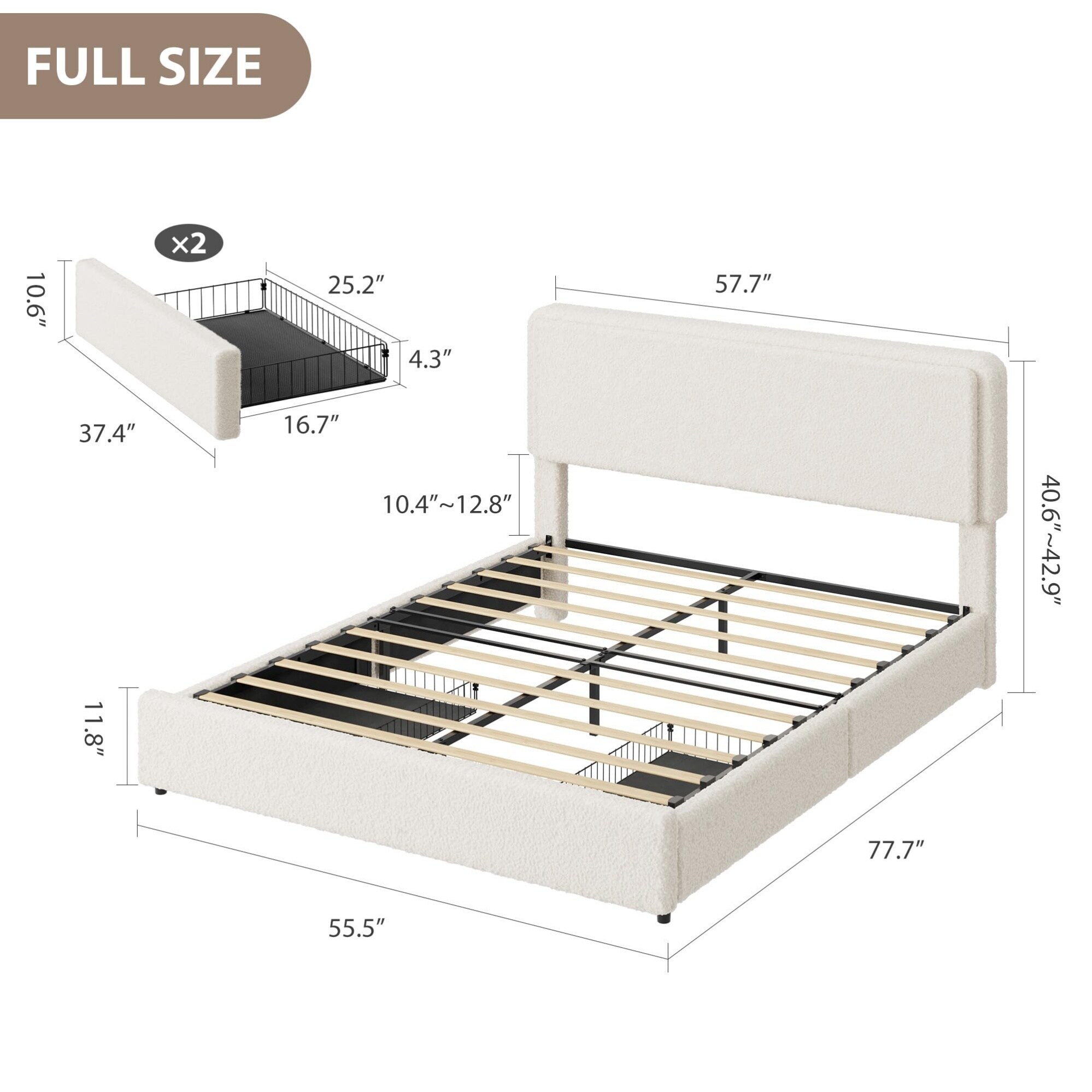 GarveeLife LROY-95Y7PFKSXMDJT beds - View #2