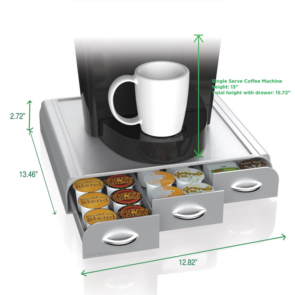 Mind Reader TRAY6-SIL Coffee-Beverage-Organizers - View #8