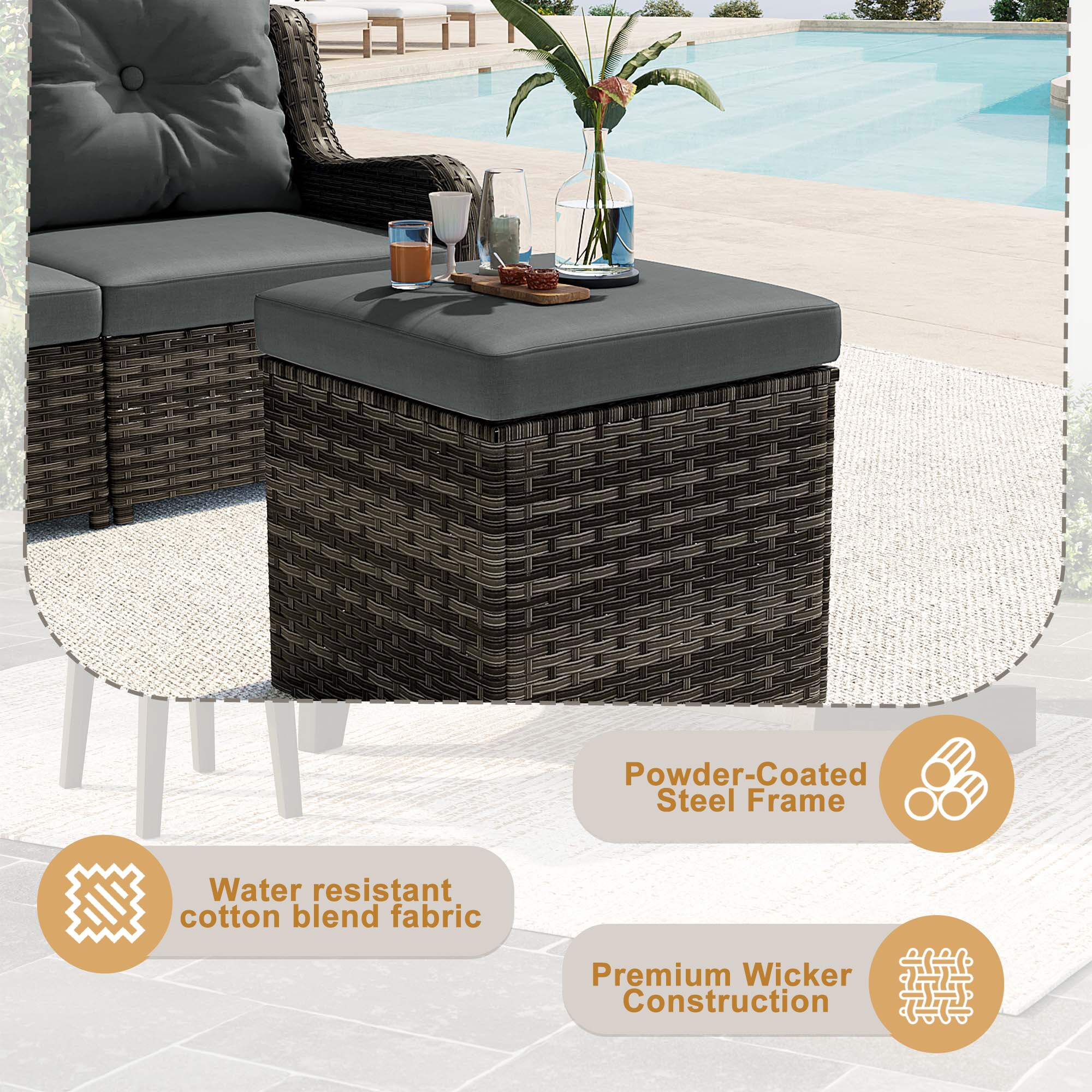 Dreamsidea ODF37-02 Stools-Ottomans - View #7