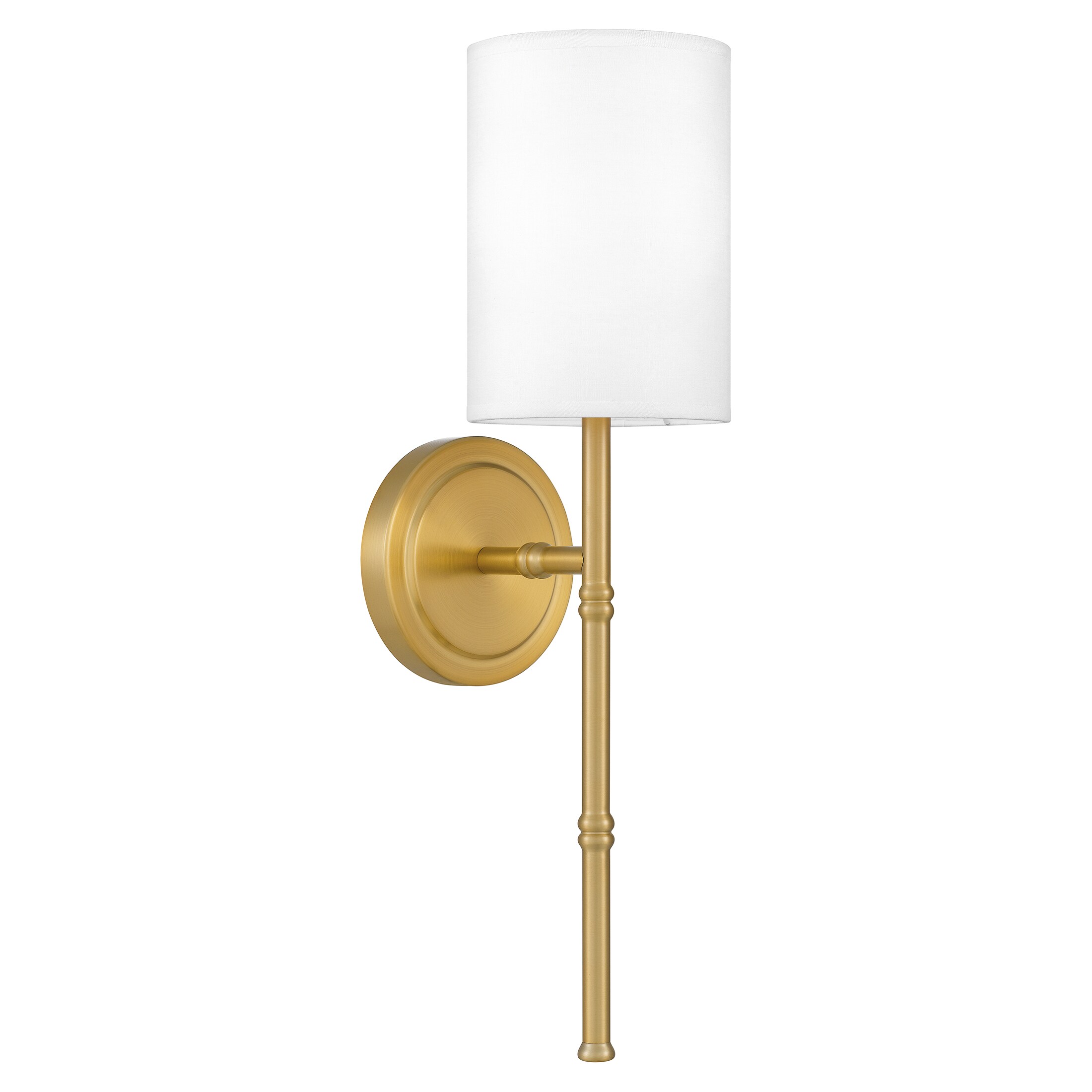 Cameron 1-Light Wall Sconce in Warm Brass