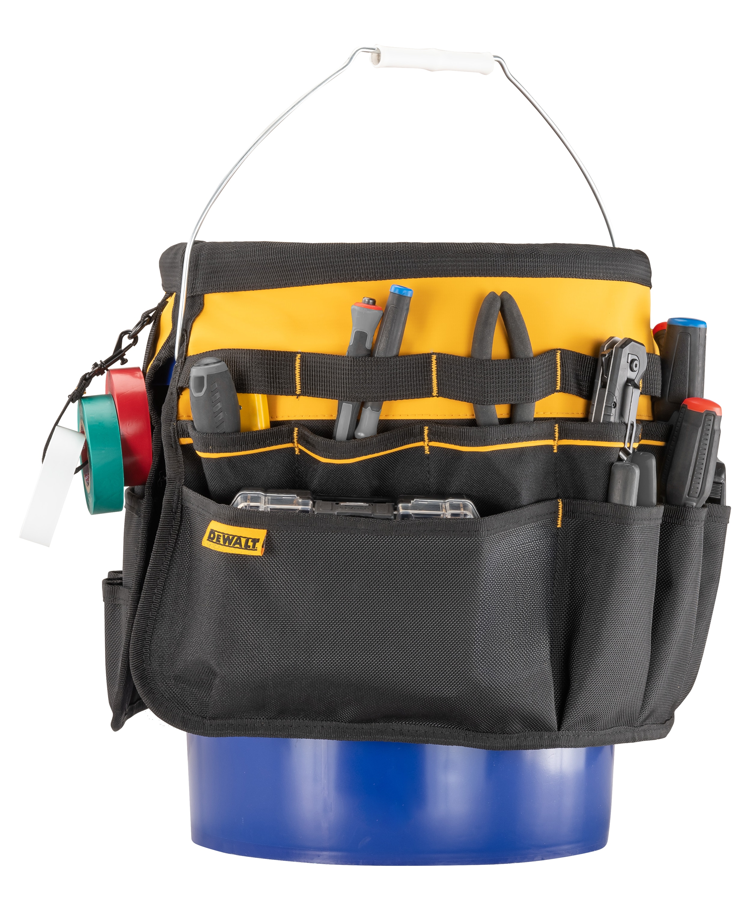 DeWalt - DWST560109 - Bucket Organizer Ballistic Polyester 37 Compartments Black/Yellow