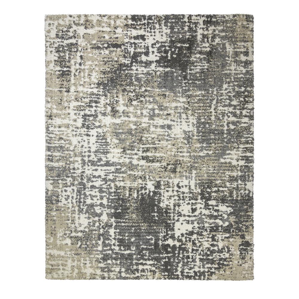 G.A. Gertmenian & Sons Bali 8 x 10 Beige gray Indoor Abstract Area Rug ...