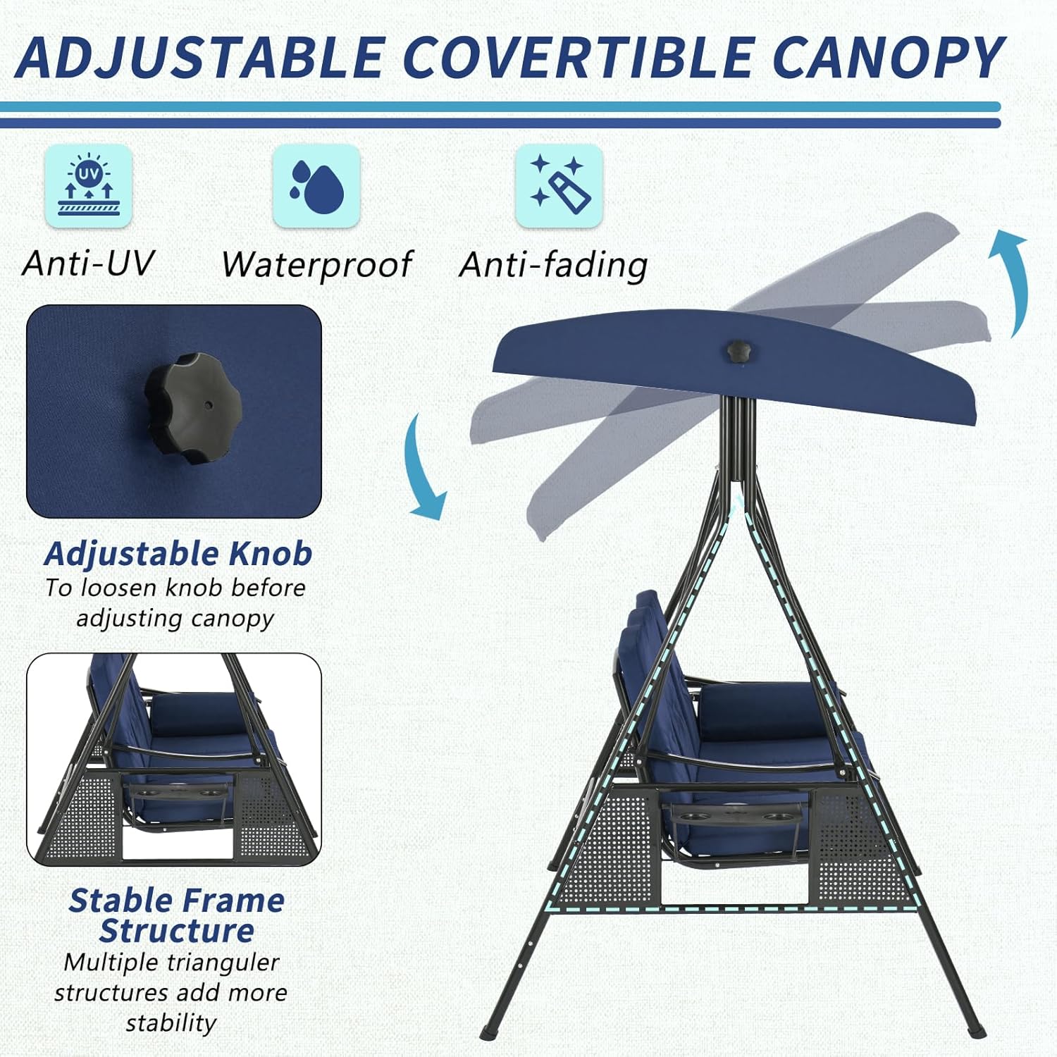 AECOJOY 19032DL-LS02 Swing-Gliders - View #3