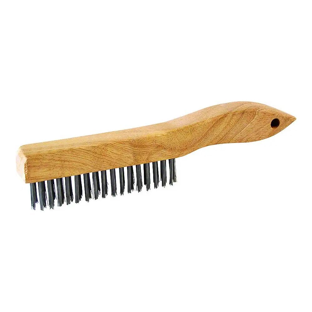 natural floors Mintcraft WB00416S Wire Brush 4x16 Stainless Steel Bristles Hardwood Handle