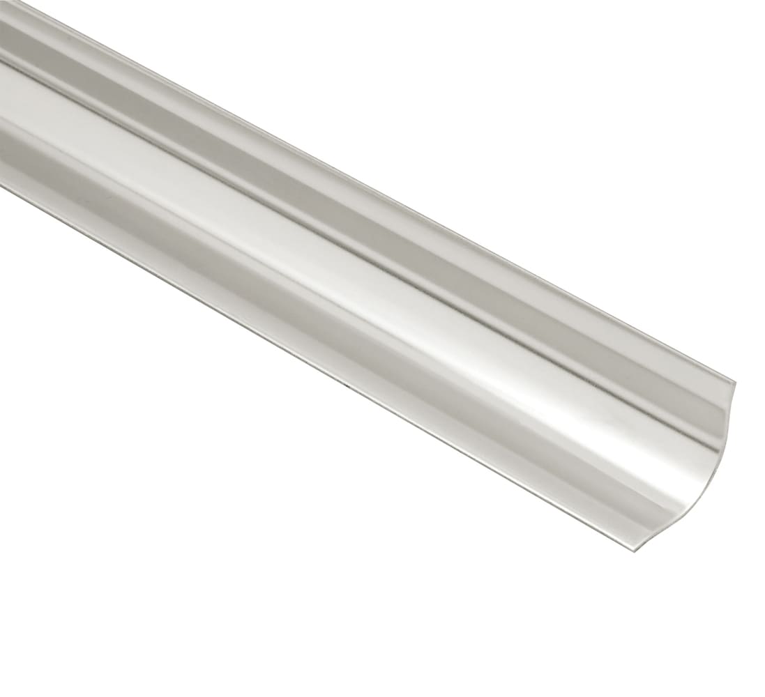 Schluter Systems KHK15EB/200 ECK-KHK 0.563-in W x 79-in L Brushed stainless steel Steel Inside corner Tile Edge Trim