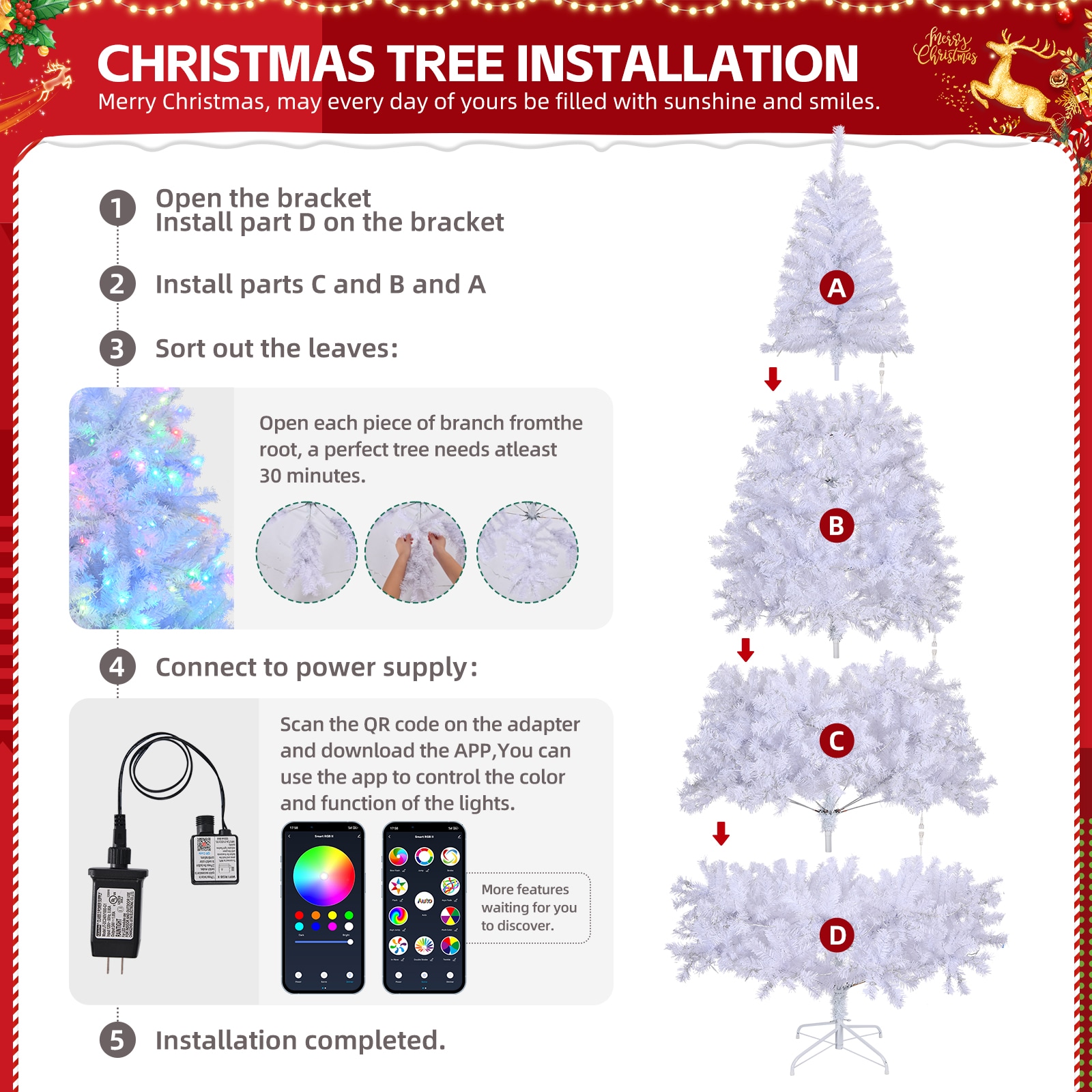 VINGLI LS-G53000398 Artificial-Christmas-Trees - View #6