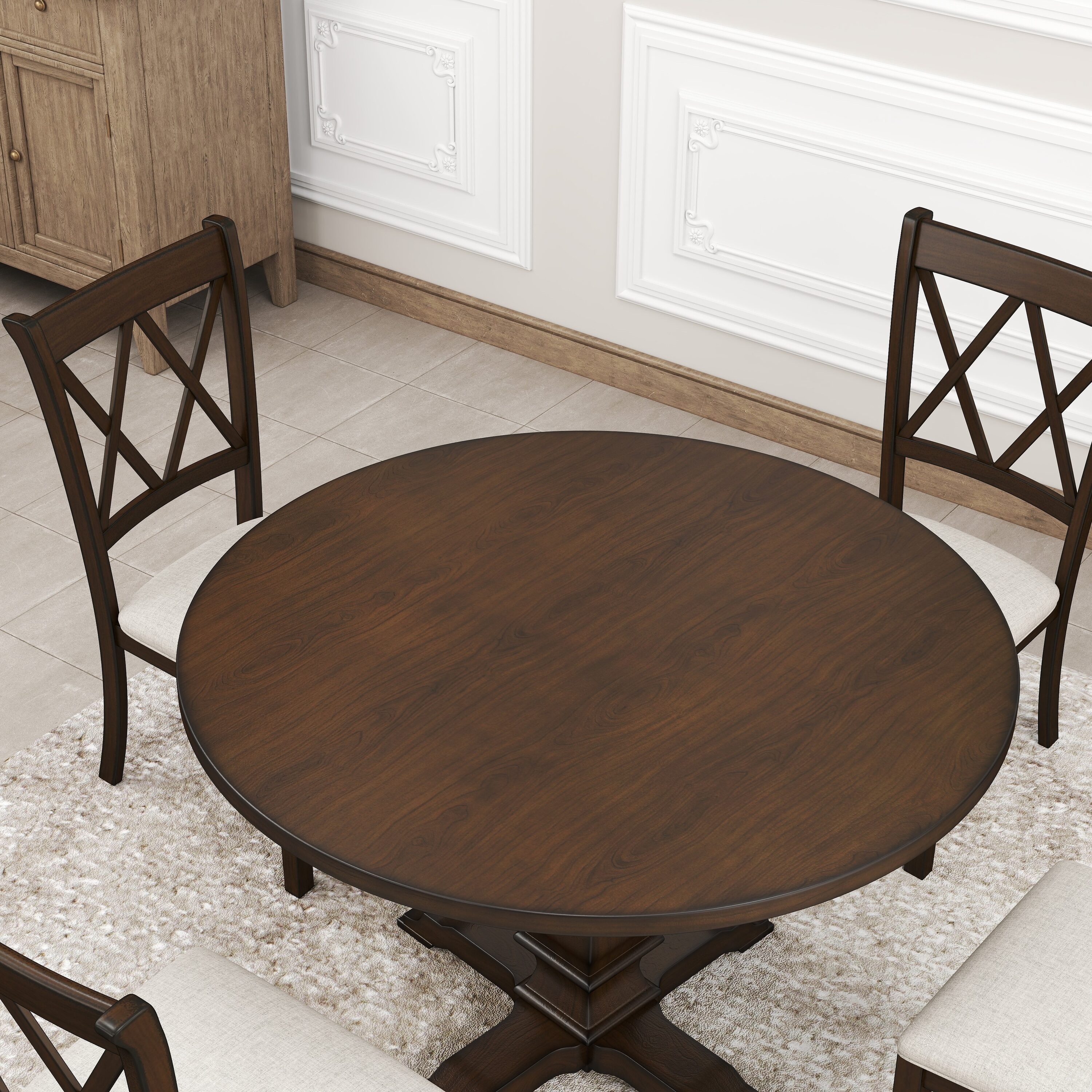 Roundhill Furniture T407EP-C305X2 Dining-Sets - View #5