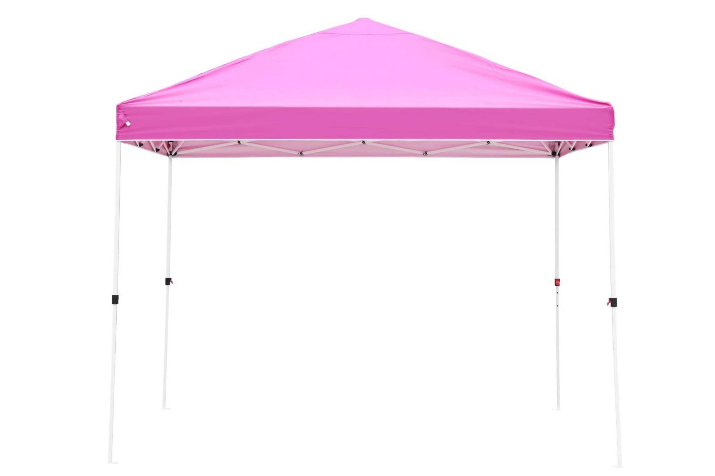 Maocao Hoom 10-ft x 10-ft Square Pink Pop-up Canopy in the Canopies ...