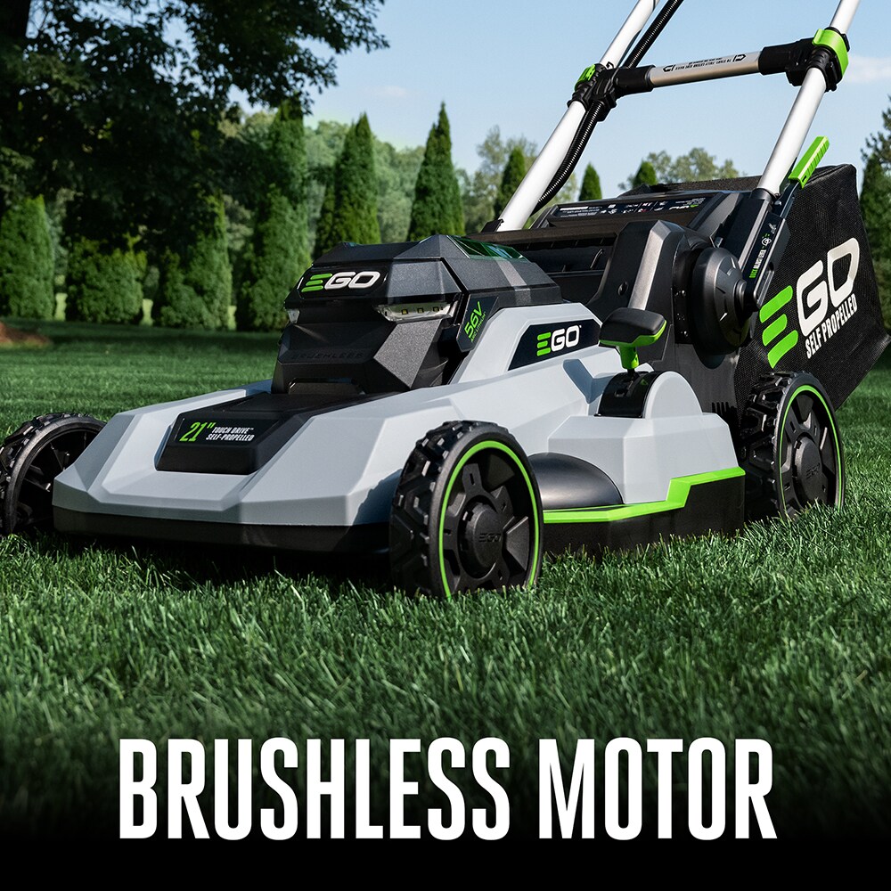 EGO POWER+ Touch Drive 56-volt 21-in Cordless Self-propelled Lawn Mower ( Battery and Charger Not Included) in the Cordless Electric Push Lawn Mowers  department at