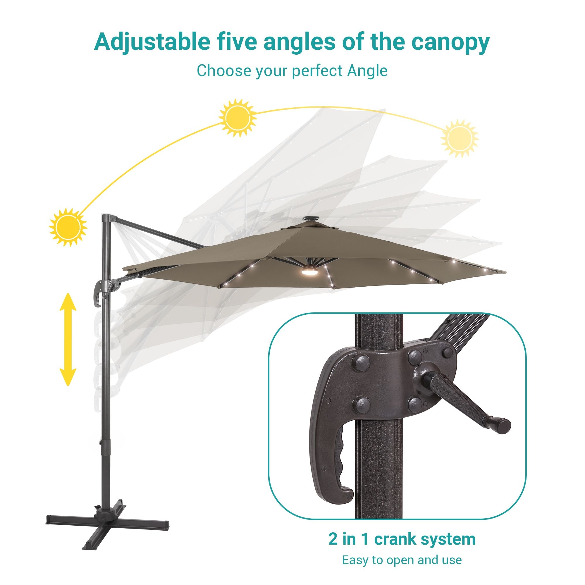 Sonkuki SD-MN335TP-LED Umbrellas-2 - View #4