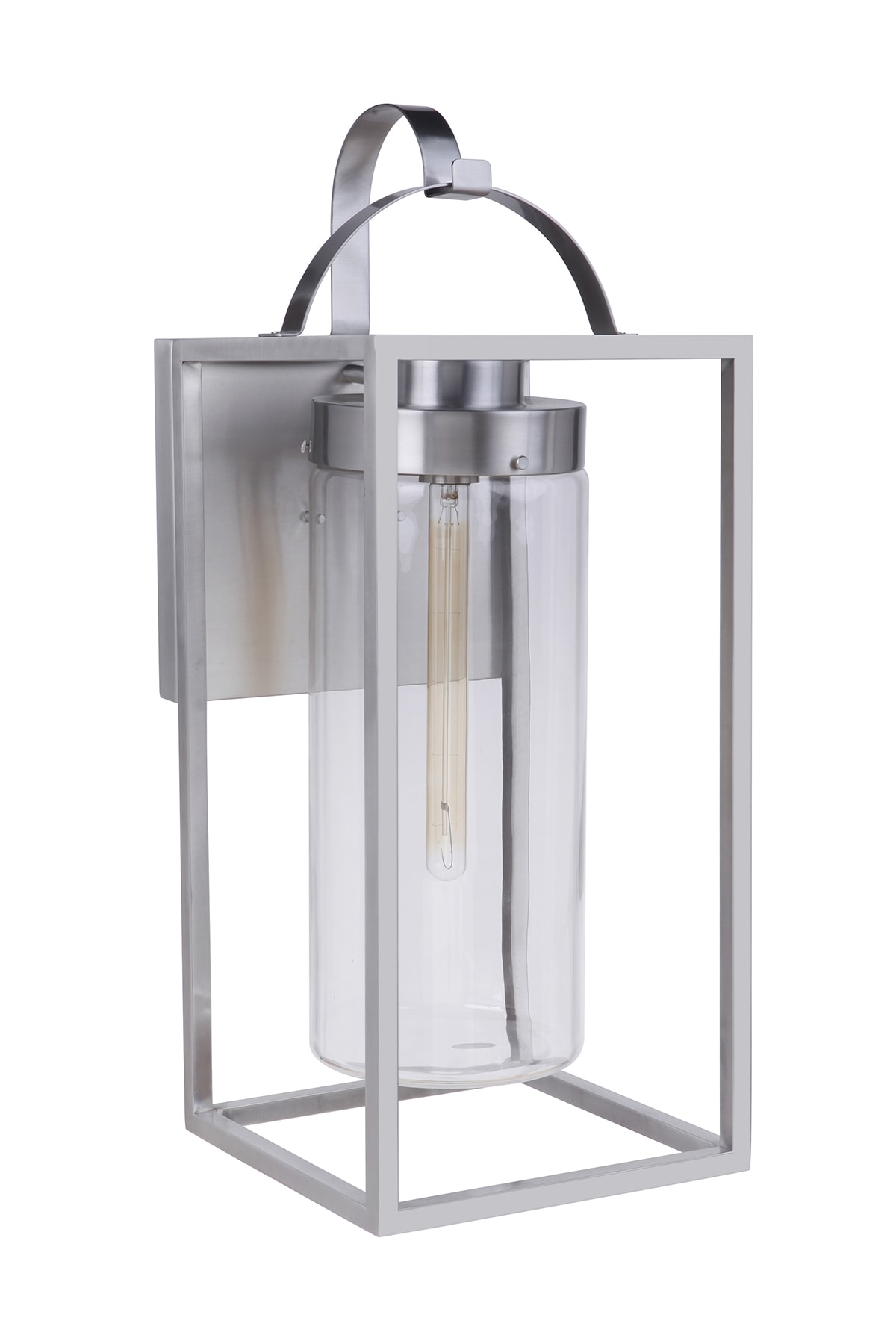 Craftmade ZA4834-SA Neo 1 -Light 28-in H Satin Aluminum Hardwired Outdoor Wall Light