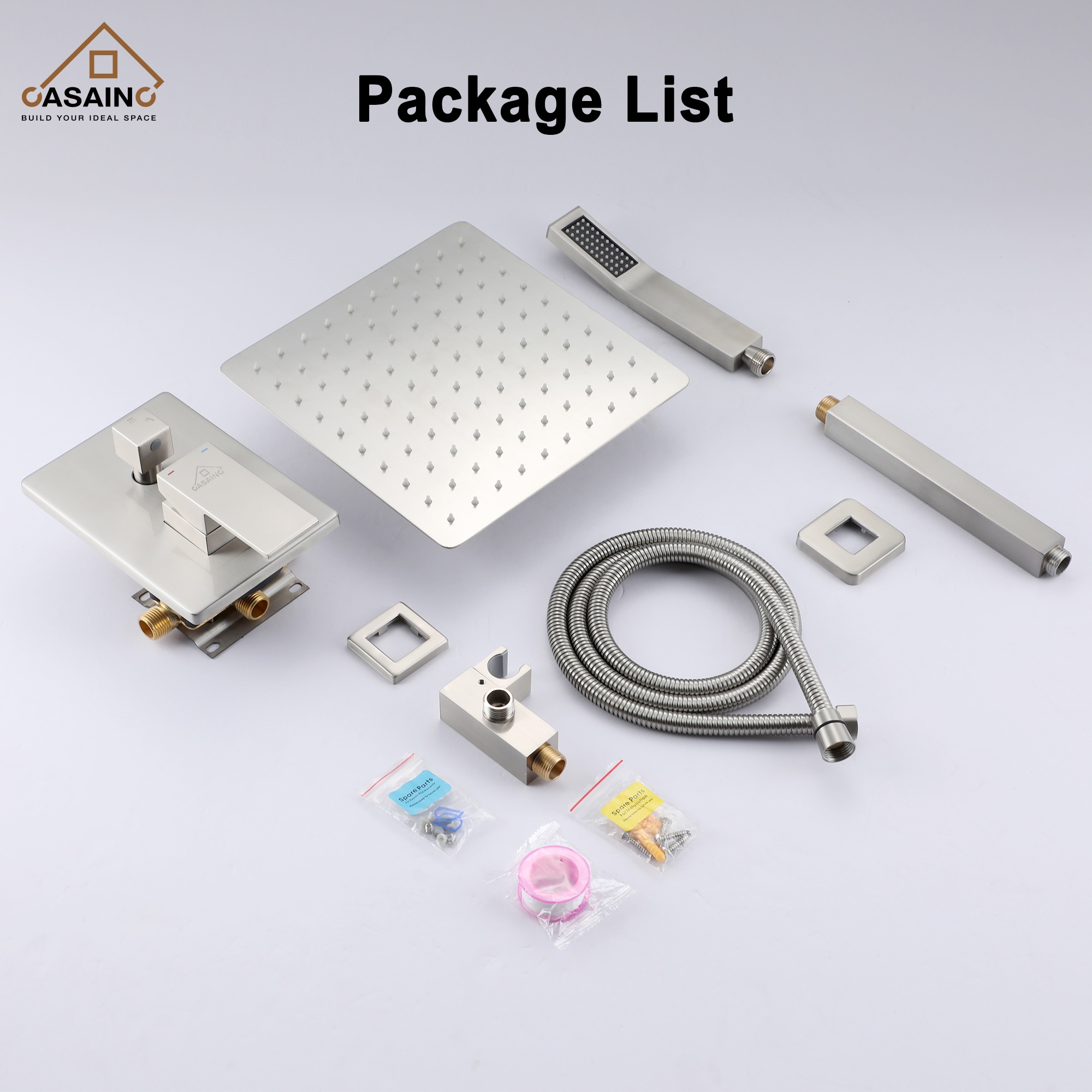 CASAINC CS3602-10BN Showerhead-Bar-Panels - View #11