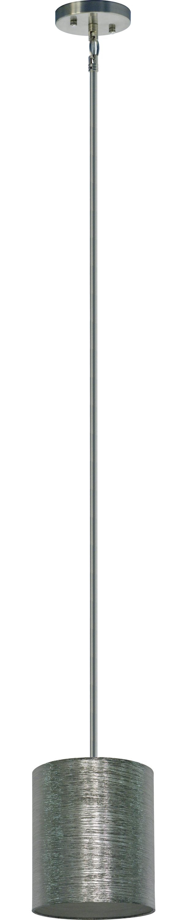 Whitfield Lighting SH0708-SWSS Modena Chrome Traditional Cone Mini Hanging Pendant Light