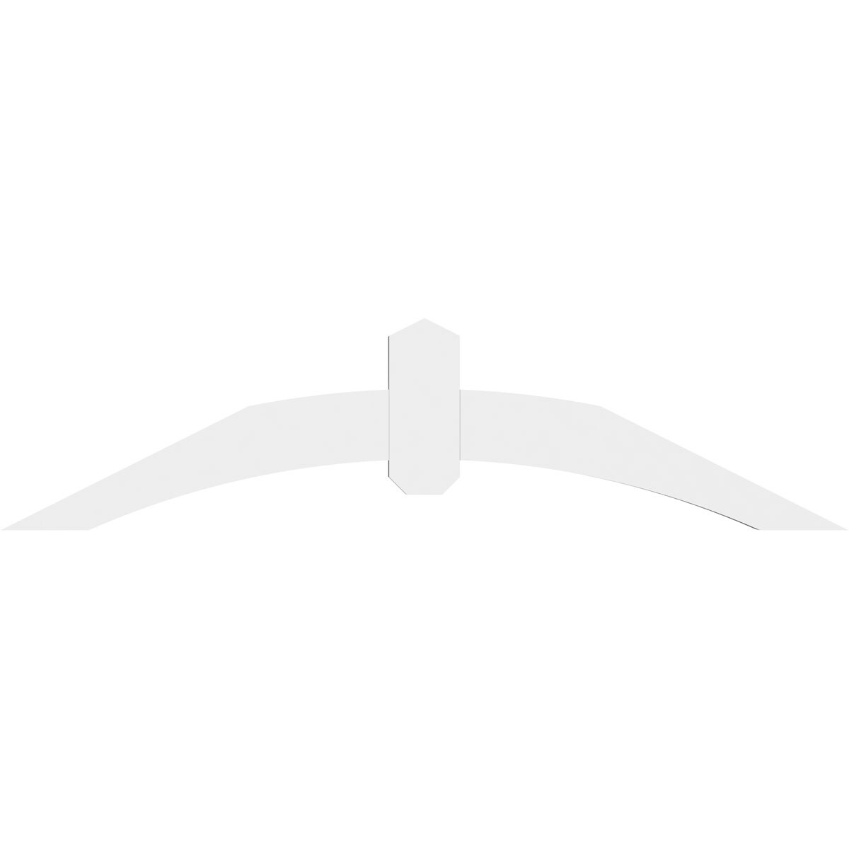 Ekena Millwork GBP048X12X0204ARC00 Exterior-Brackets-Braces - View #2