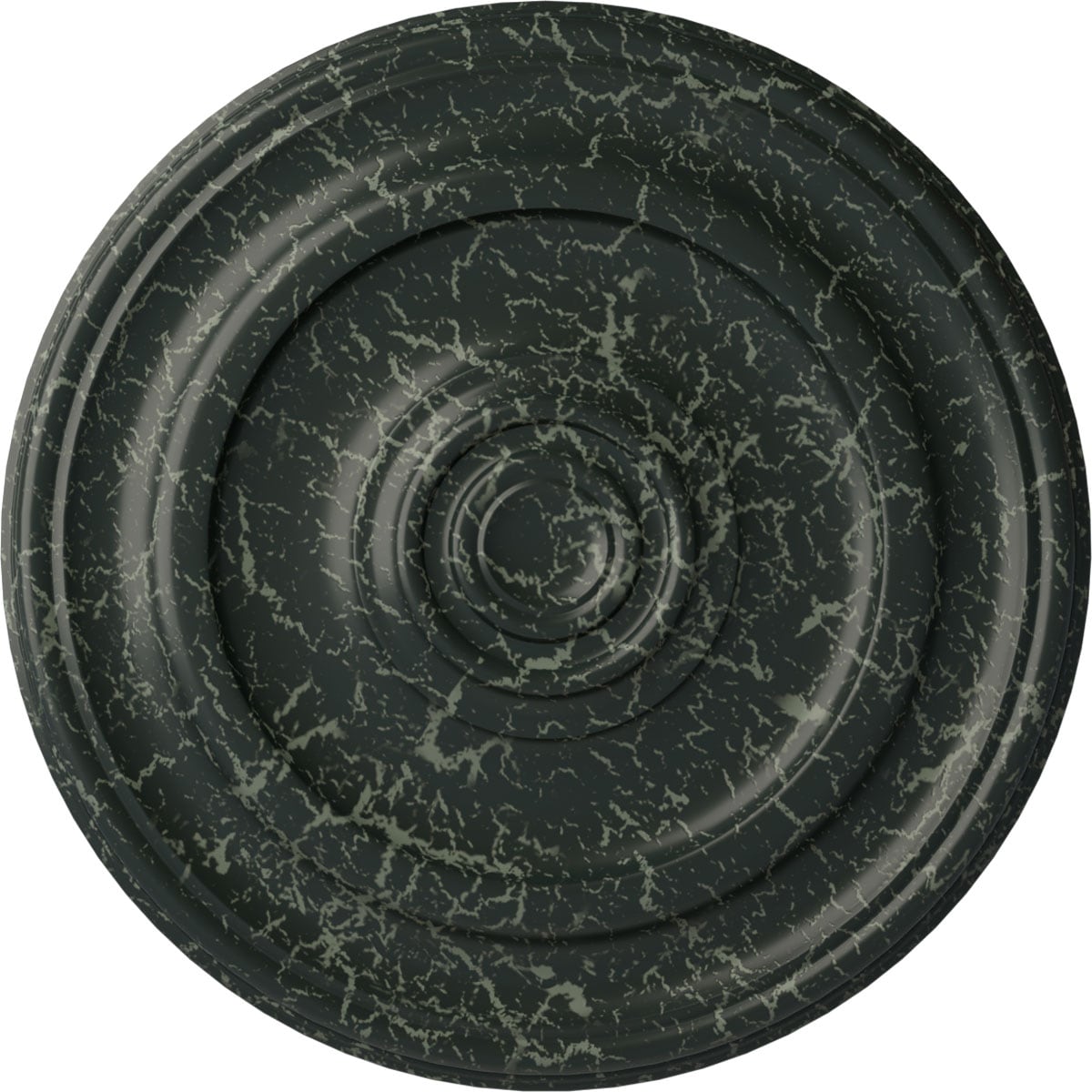 Ekena Millwork CM24KPPTC Kepler Traditional 23.625-in W x 23.625-in L Painted Turtle Crackle Polyurethane Ceiling Medallion