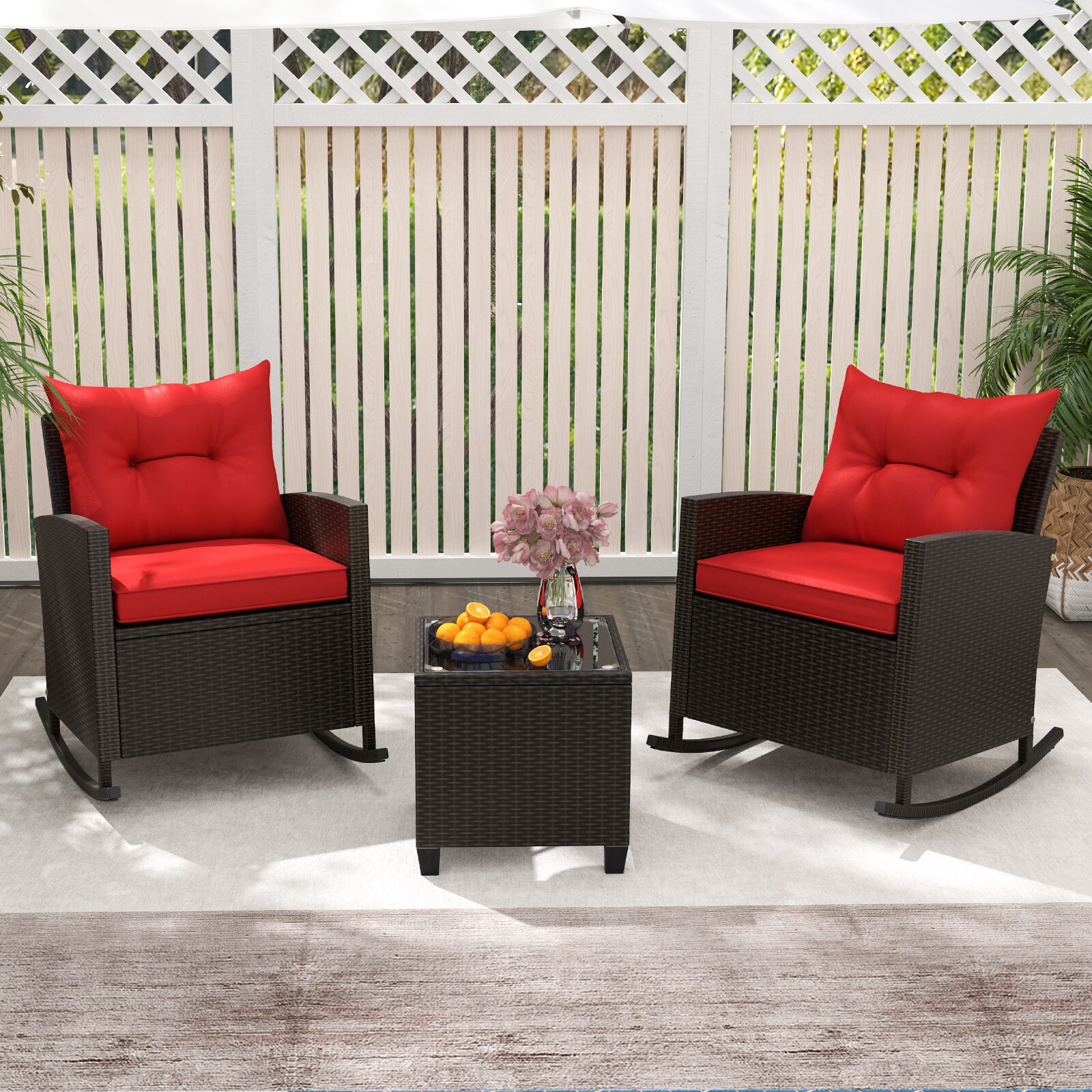 Slickblue D-CO-ER41917WH Patio-Conversation-Sets - View #5