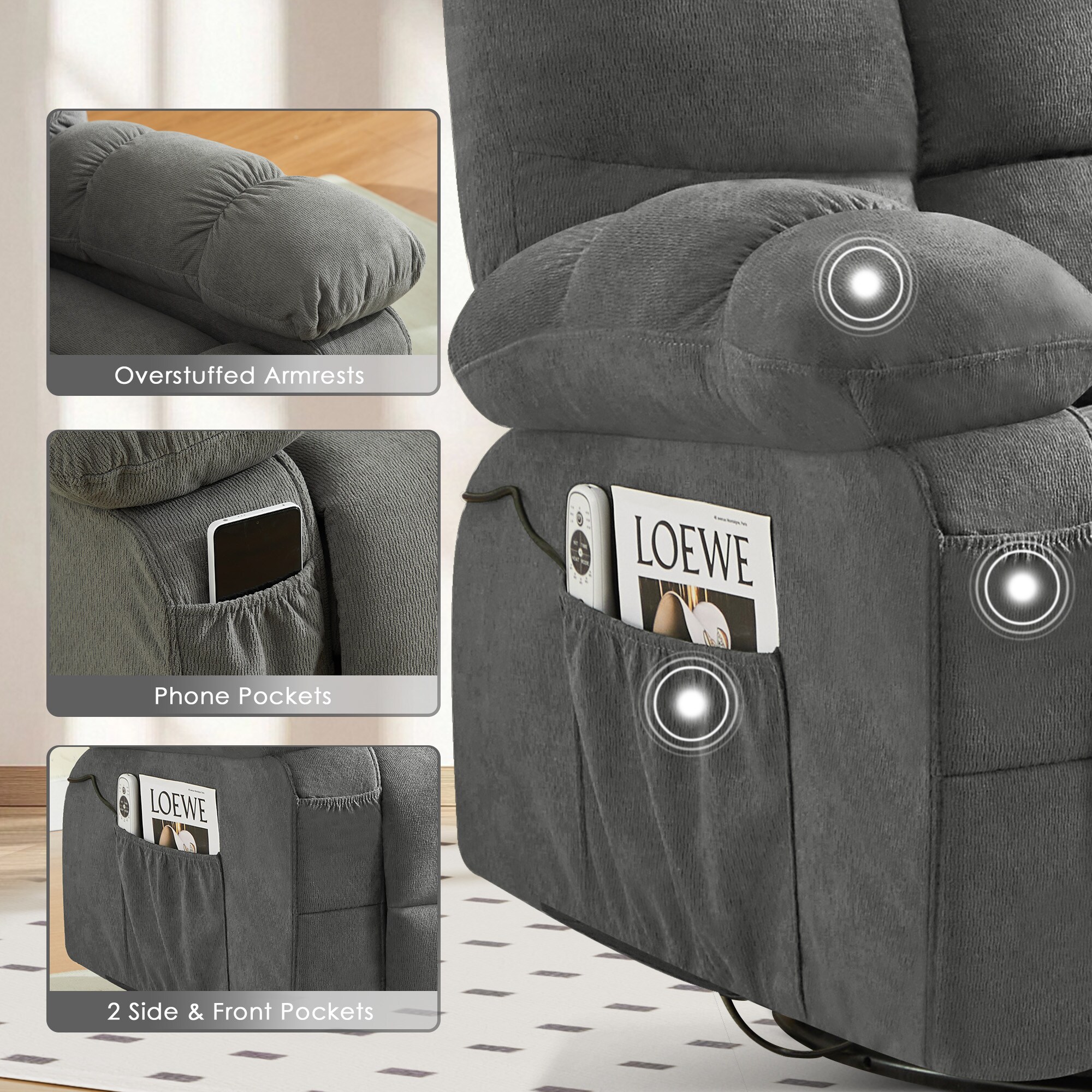 Clihome CL-VA52671 recliners - View #11