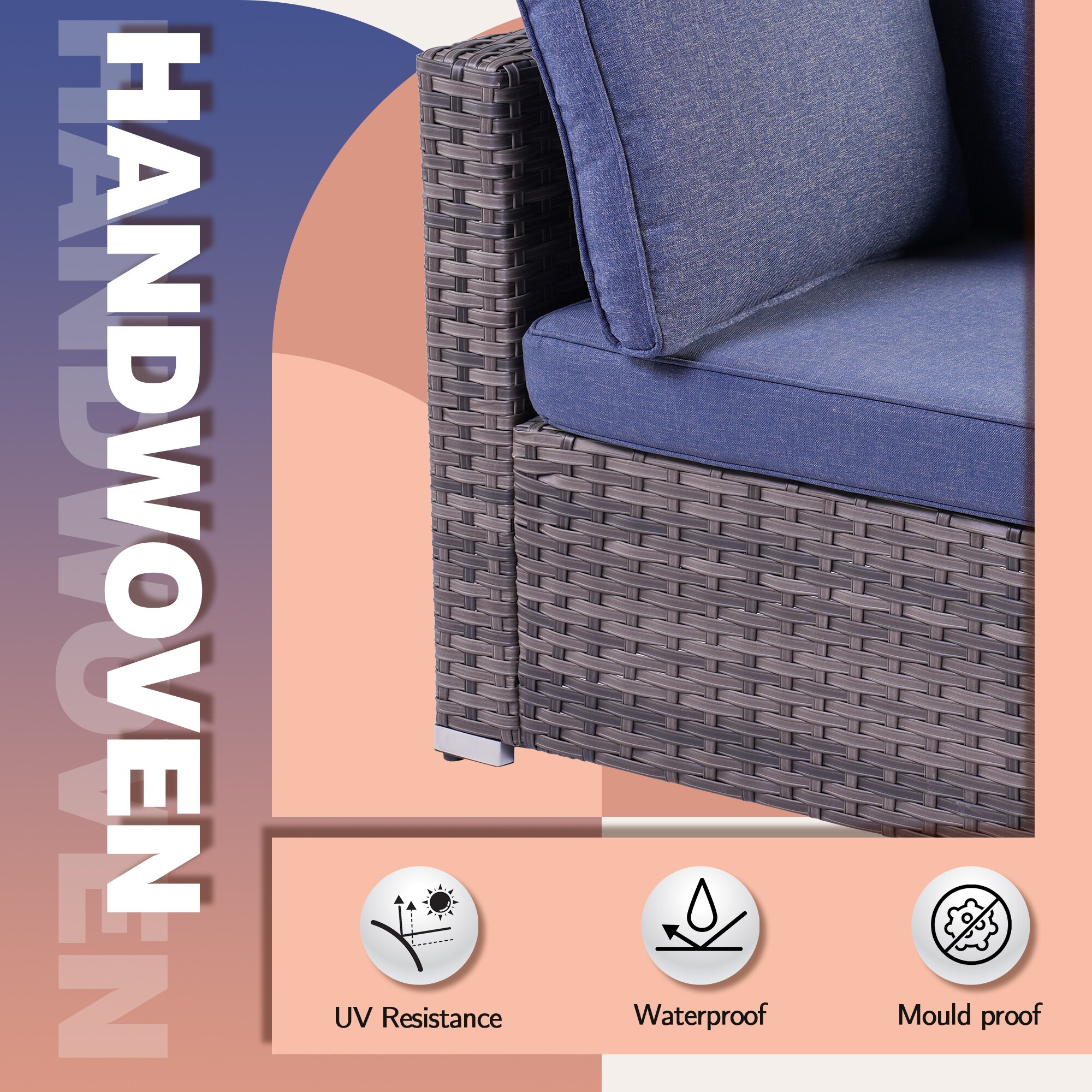 Ovios HP305Y Patio-Conversation-Sets - View #2