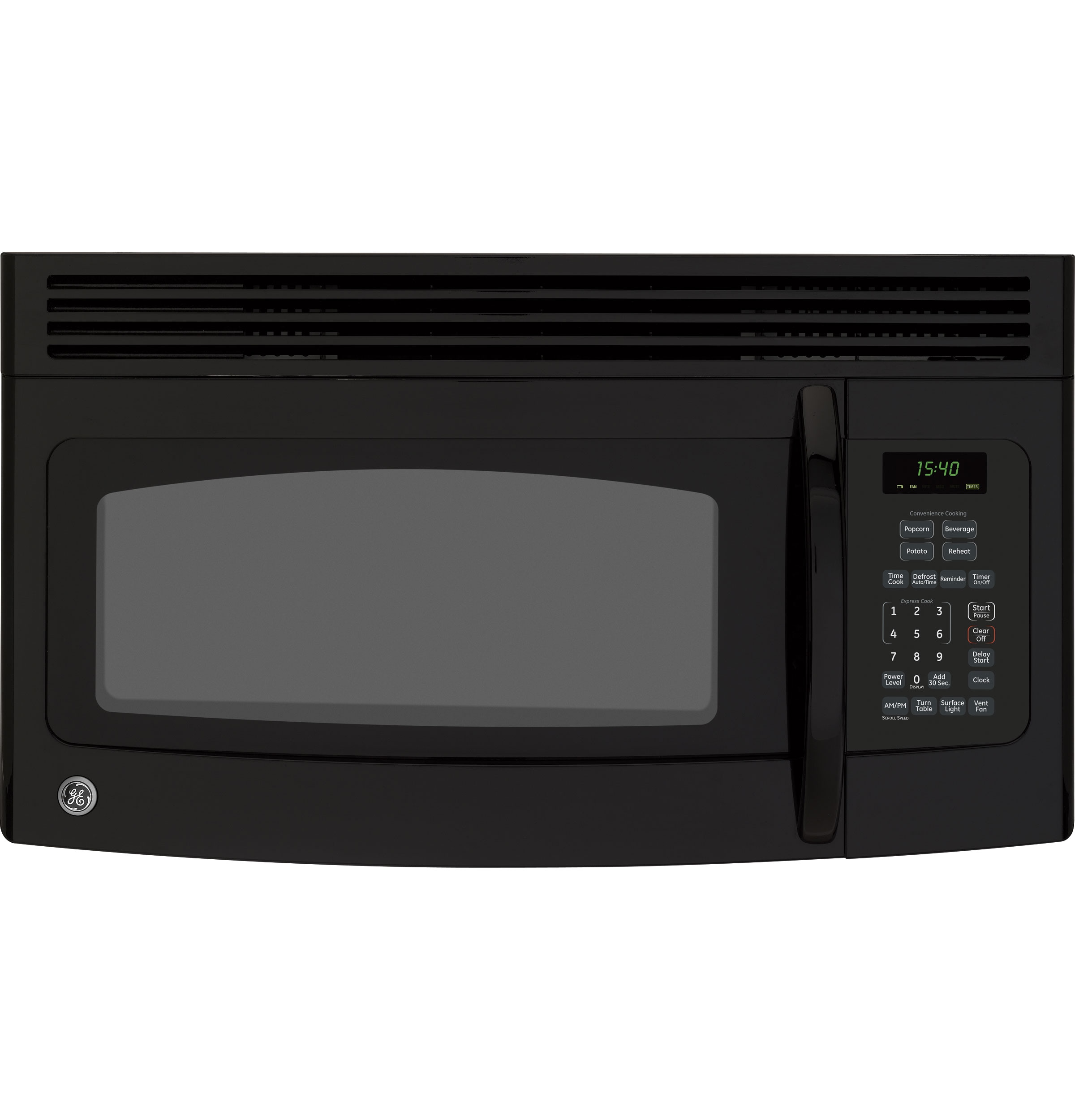 GE 1.5-cu ft 950-Watt Over-the-Range Microwave (White) at