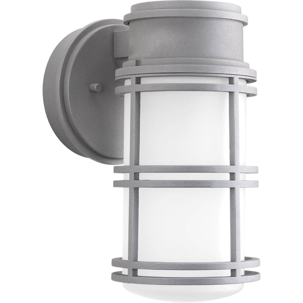 Progress Lighting P5676-13630K9 Bell 10.625-in H Textured Graphite Integrated LED Outdoor Wall Light