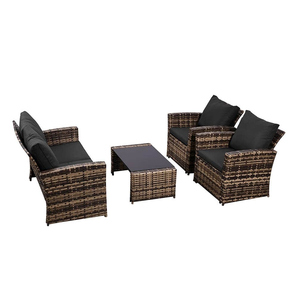Coolbibila LEG-PATIO-BLACK Patio-Conversation-Sets - View #5