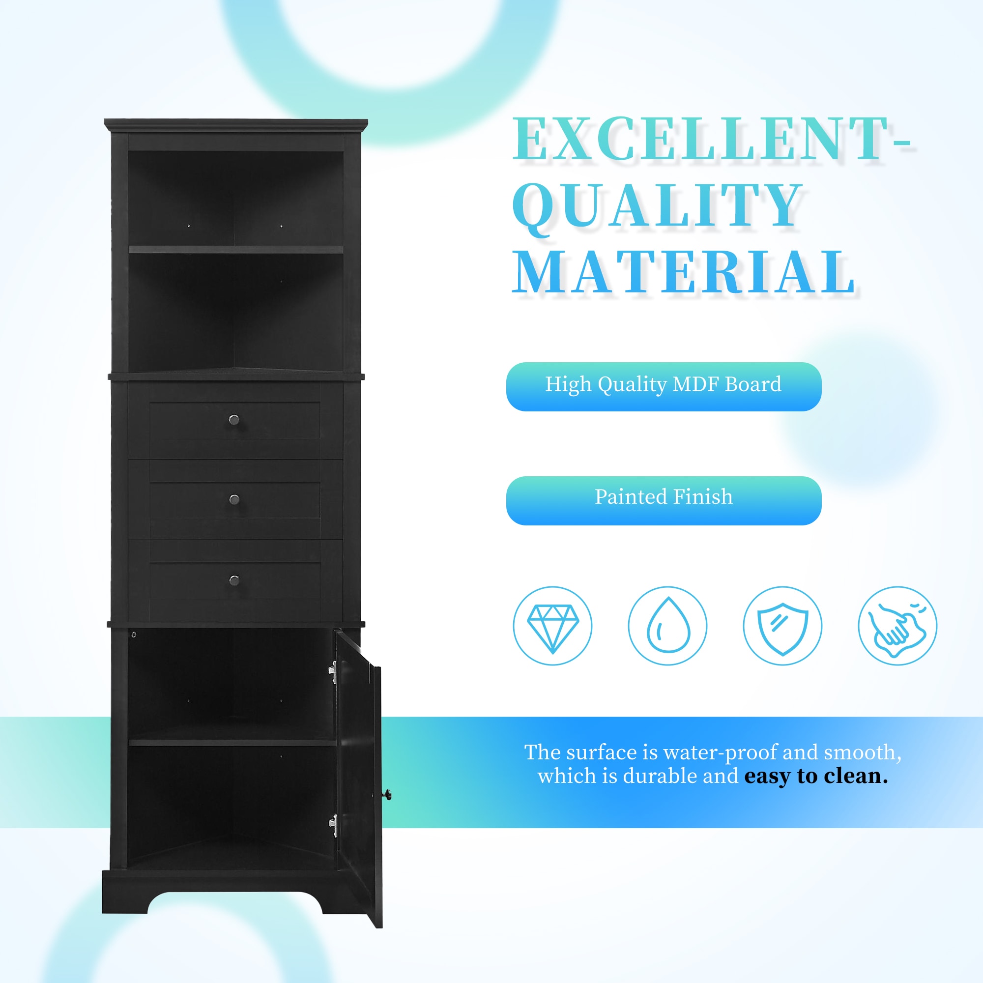 ModernLuxe L3P-N725P247409B Bathroom-Wall-Cabinets - View #4