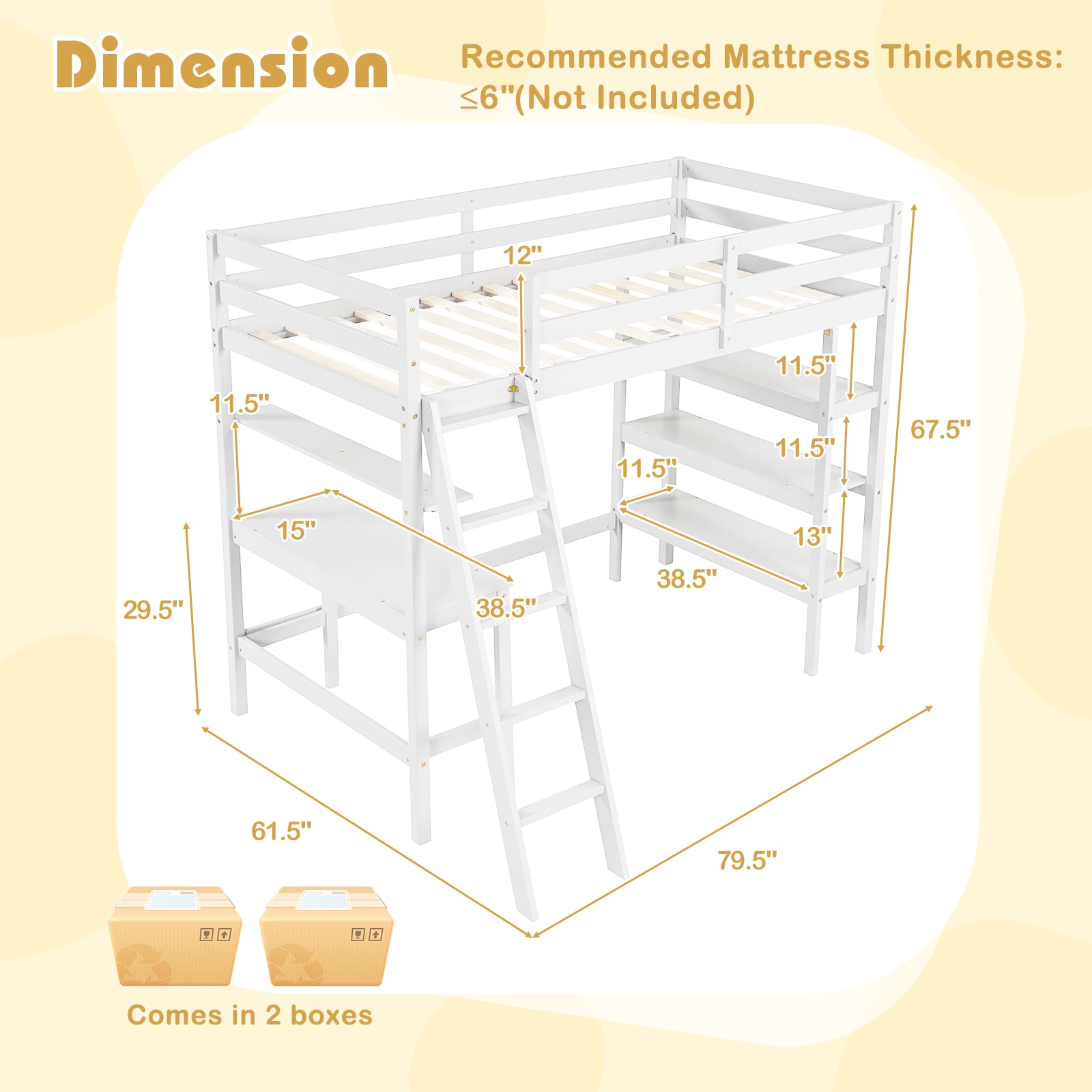 Fenbeli LJMLSFENHY153 Bunk-Beds - View #3