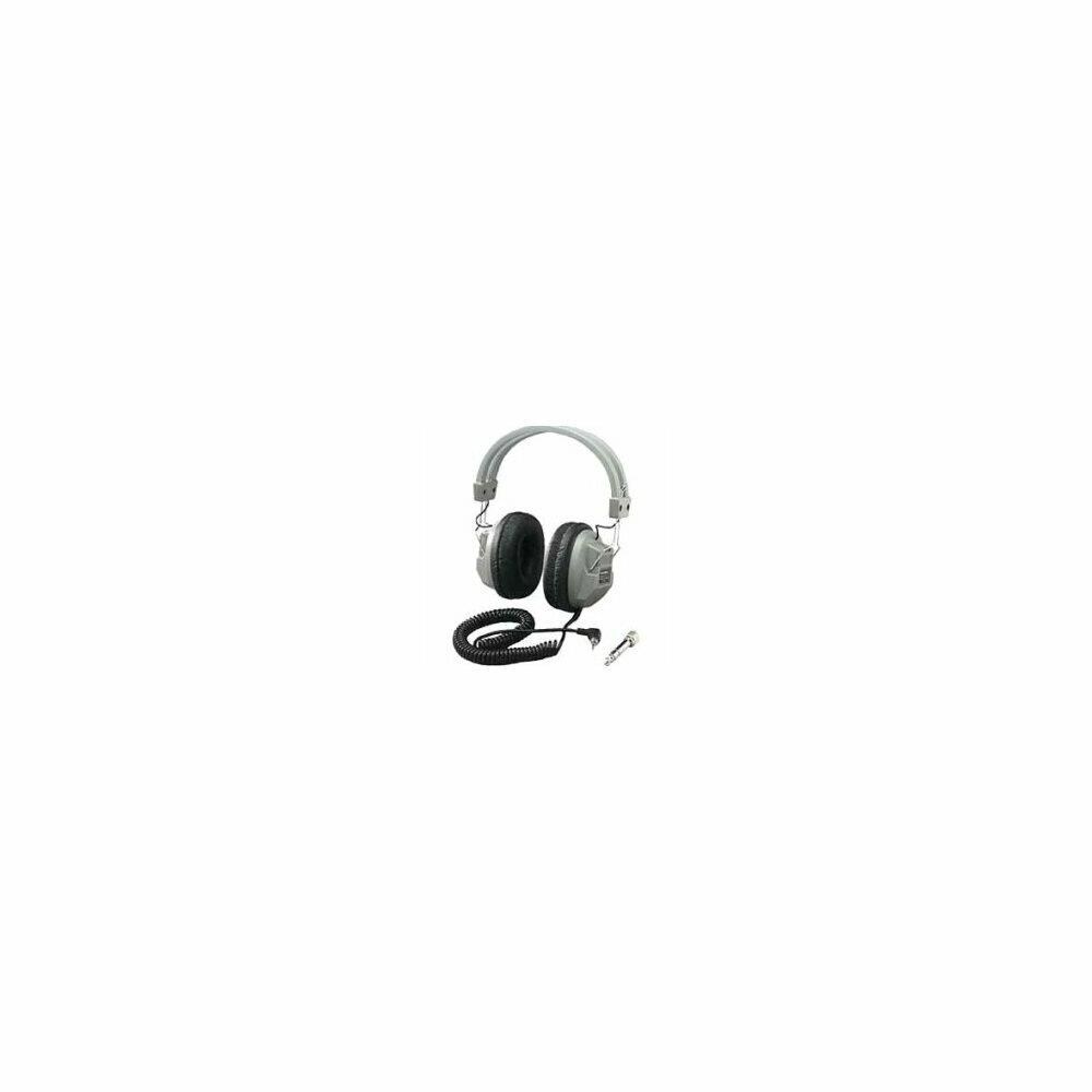 SpinPop ZX9HMEBLI032 SchoolMate Deluxe Stere- Mono Headphone with 1- 8 in. Plug and 1- 4 in. Adapter