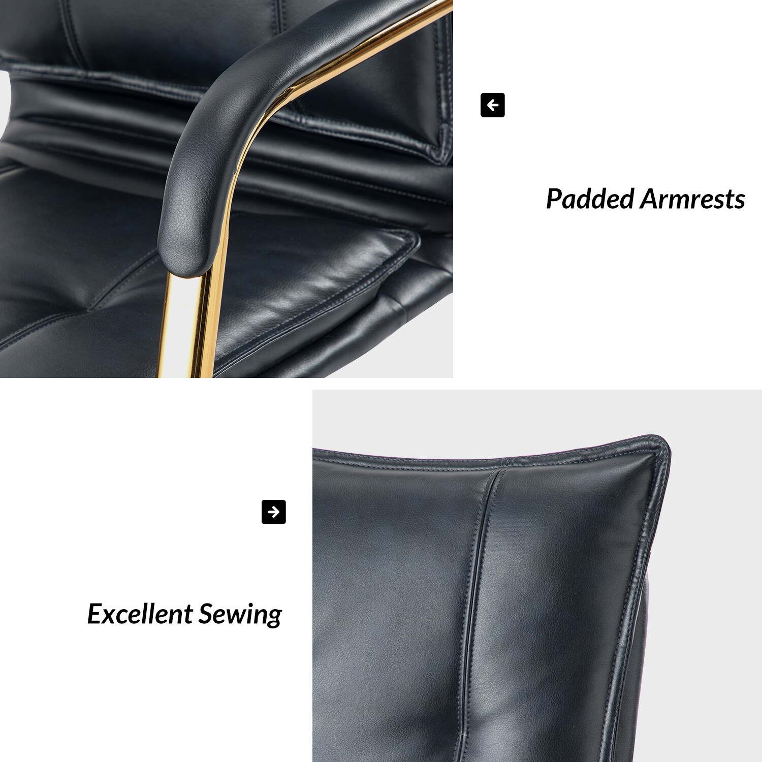14 Karat Home OFHT0417-NAVY Office-Chairs - View #8