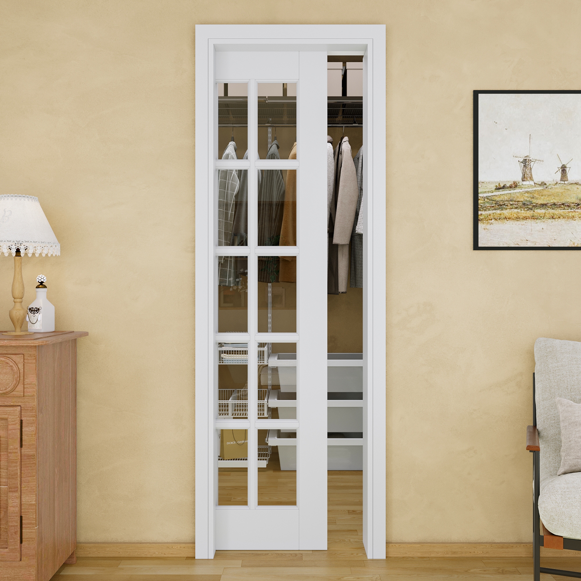 JUJUBON IN-PDPKSC-10CG-28 Pocket-Doorframe-Screens - View #2