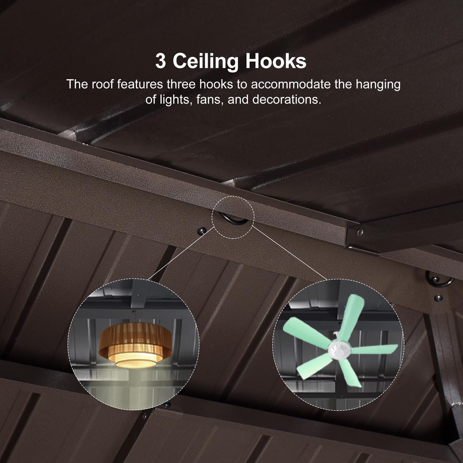 PURPLE LEAF LSMHTGG6510 Wood-Resin-Gazebos - View #8