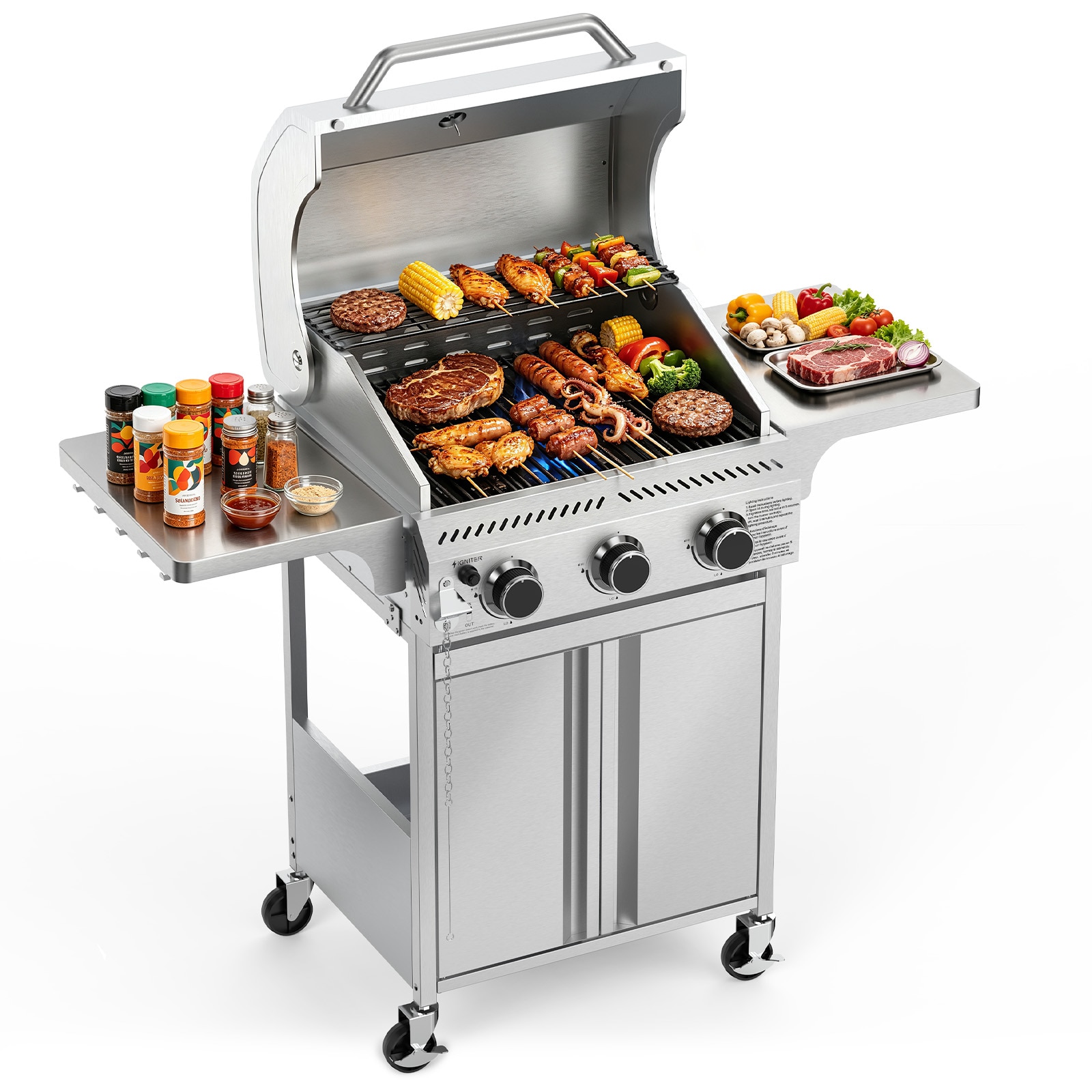 COWSAR LSQBA0030F Gas-Grill - View #16