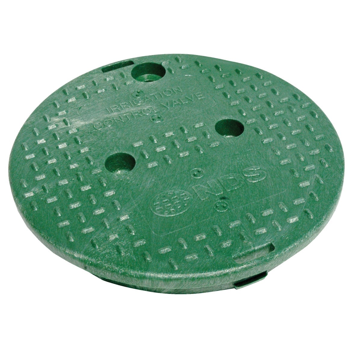 NDS  9.7 inch W x 9.7 inch H Round Valve Box Cover Green