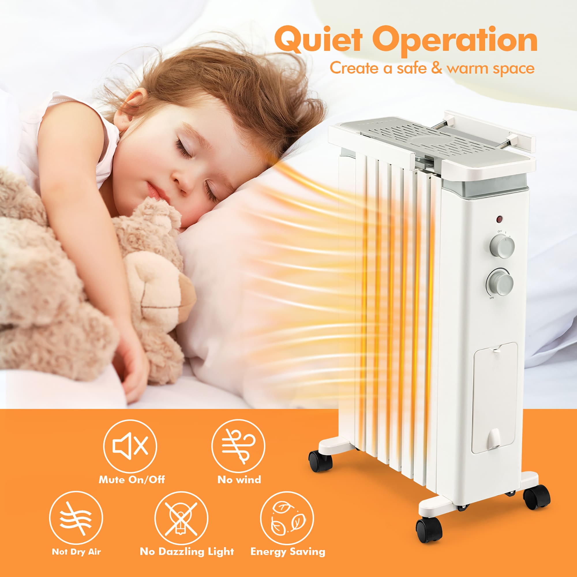 Costway SWL00045 Portable-Electric-Heat - View #4