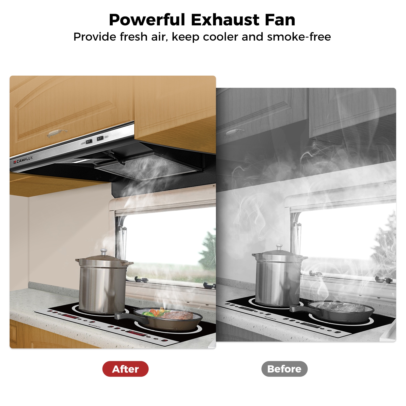 Camplux VRH22UWMS Undercabinet-Range-Hoods - View #3
